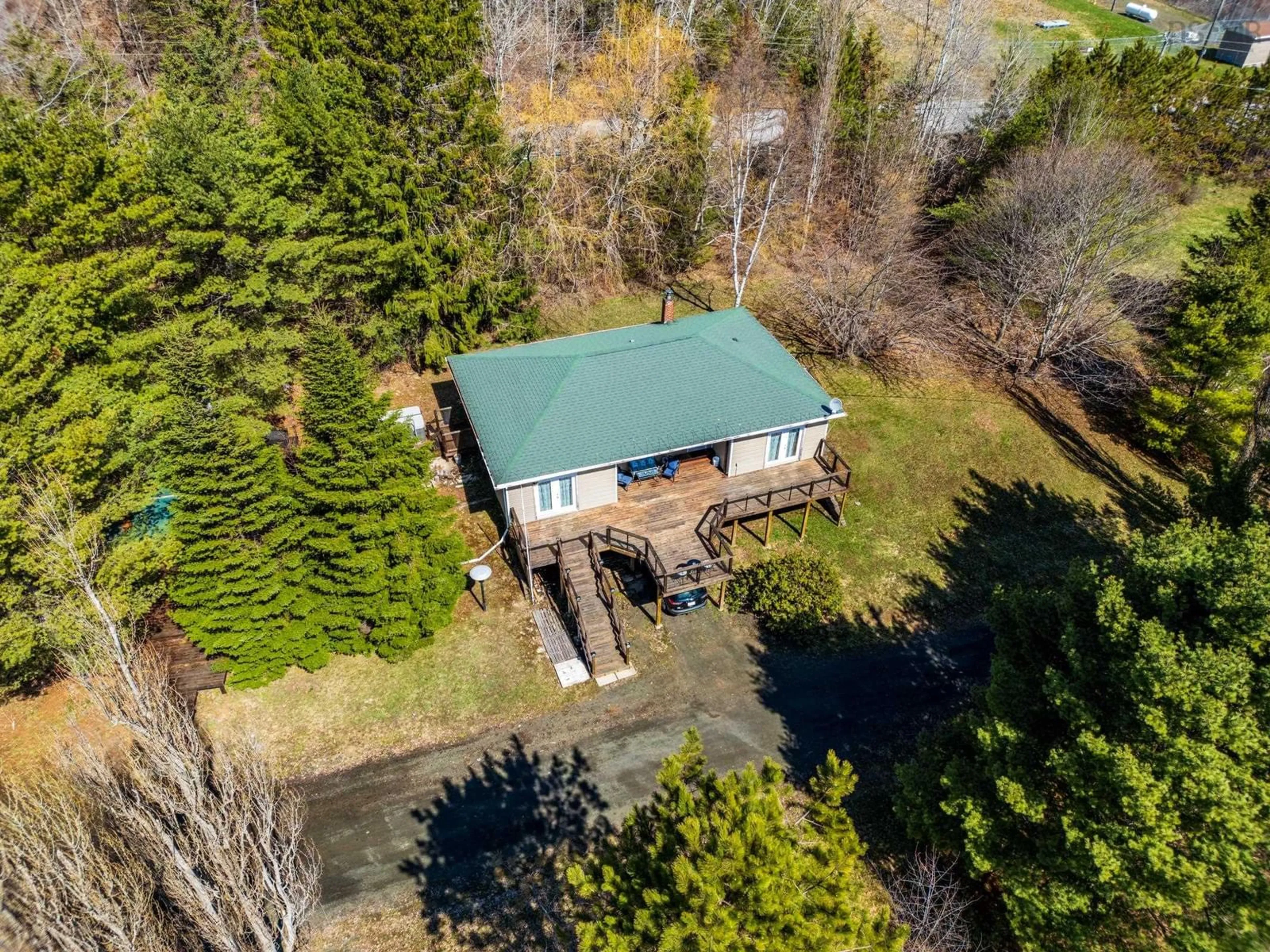 A pic from outside/outdoor area/front of a property/back of a property/a pic from drone, unknown for 663 Hampton Mountain Rd, Clarence West Nova Scotia B0S 1C0