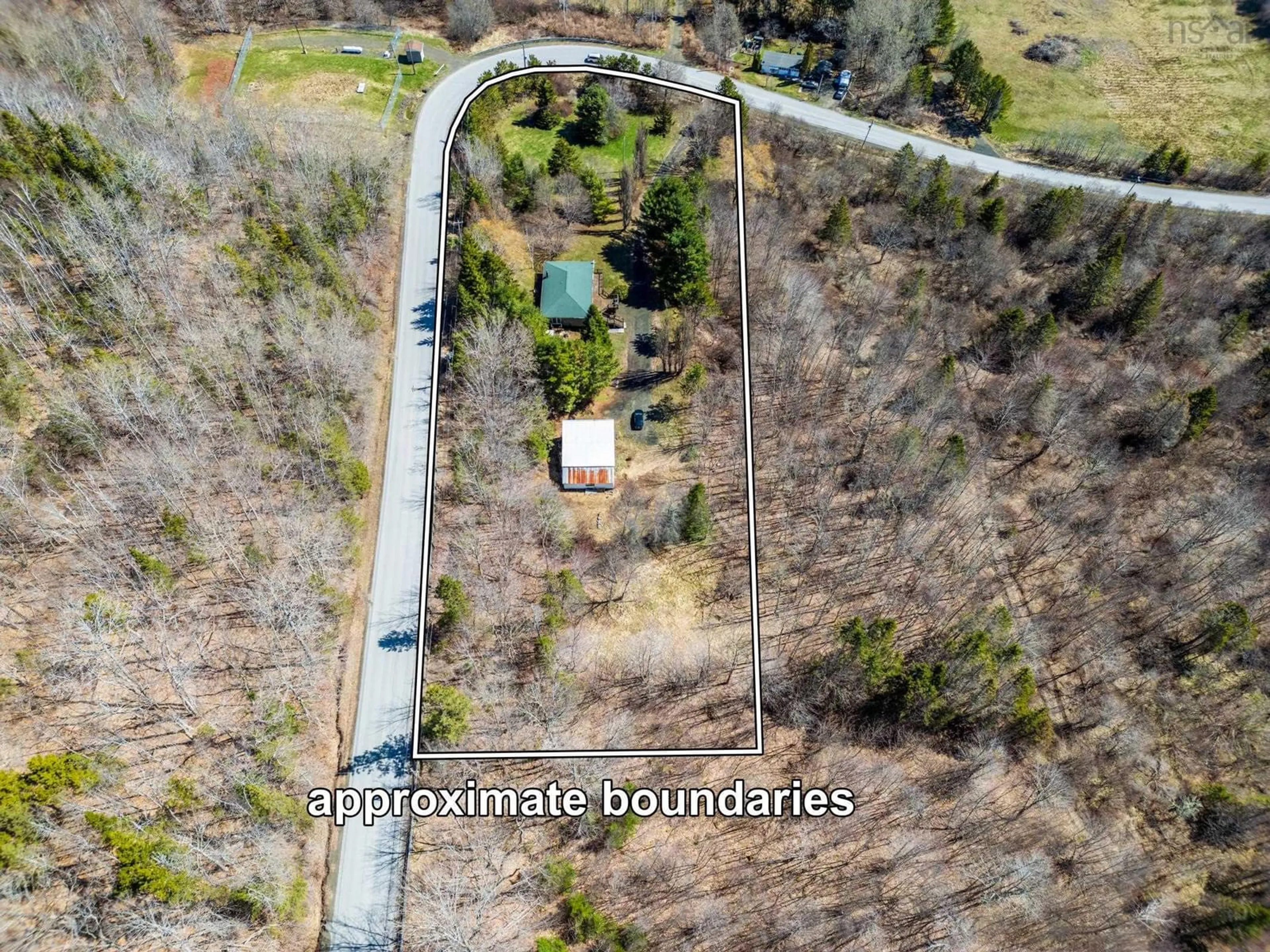 A pic from outside/outdoor area/front of a property/back of a property/a pic from drone, unknown for 663 Hampton Mountain Rd, Clarence West Nova Scotia B0S 1C0