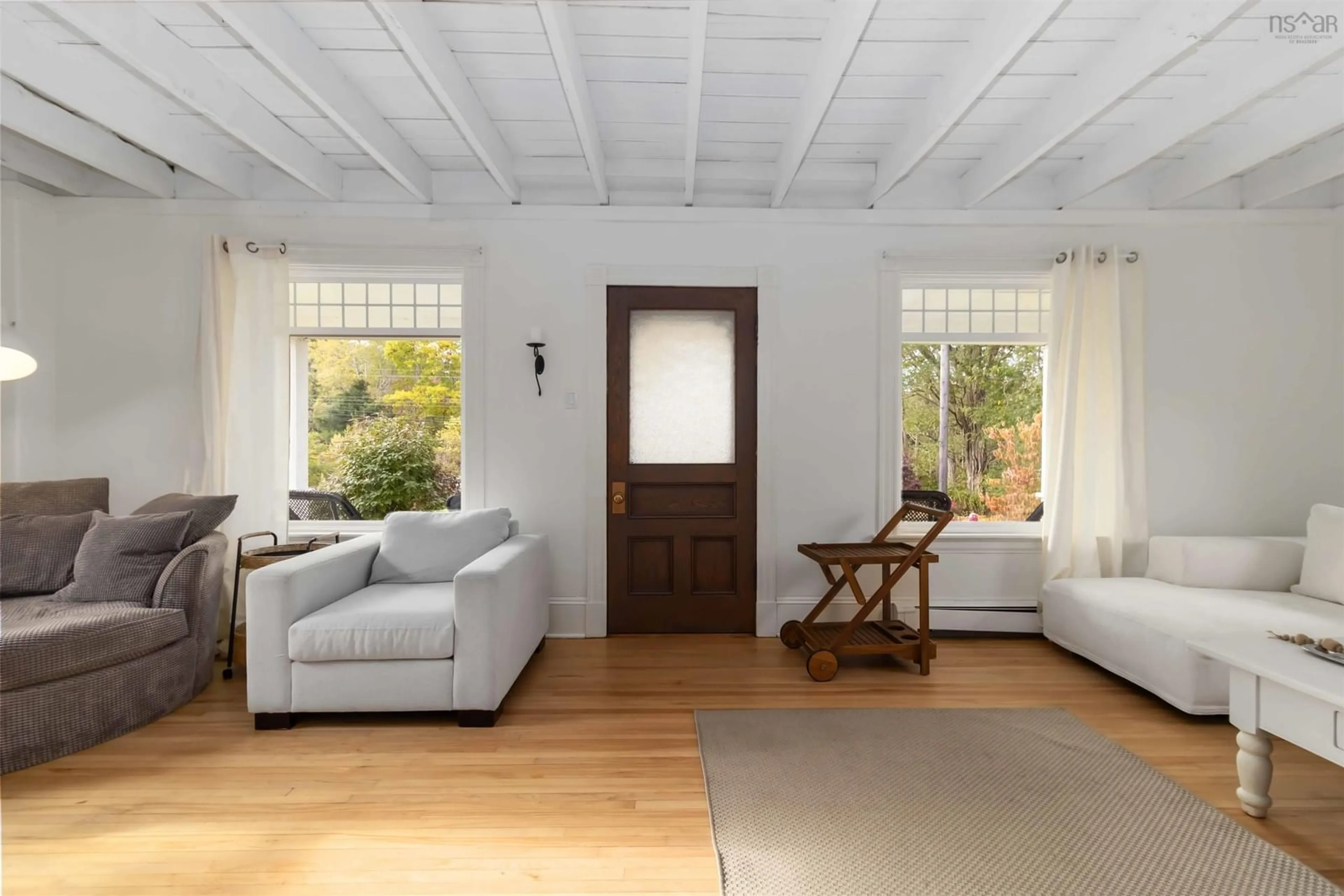 Living room with furniture, unknown for 2571 Highway 331, West Lahave Nova Scotia B0R 1G0