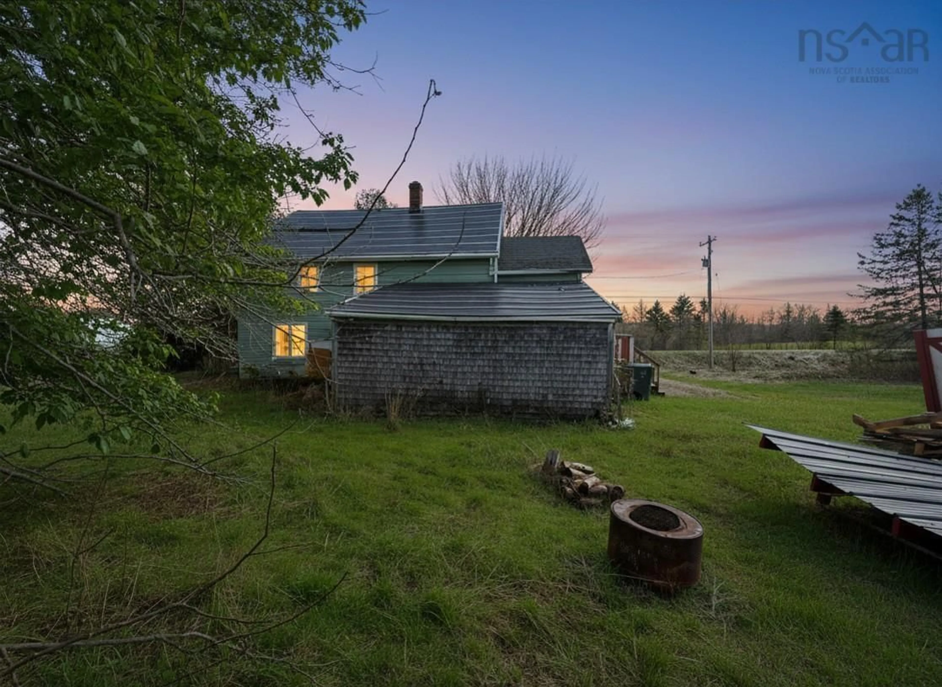 A pic from outside/outdoor area/front of a property/back of a property/a pic from drone, building for 9936 Highway 215, Maitland Nova Scotia B0N 1T0