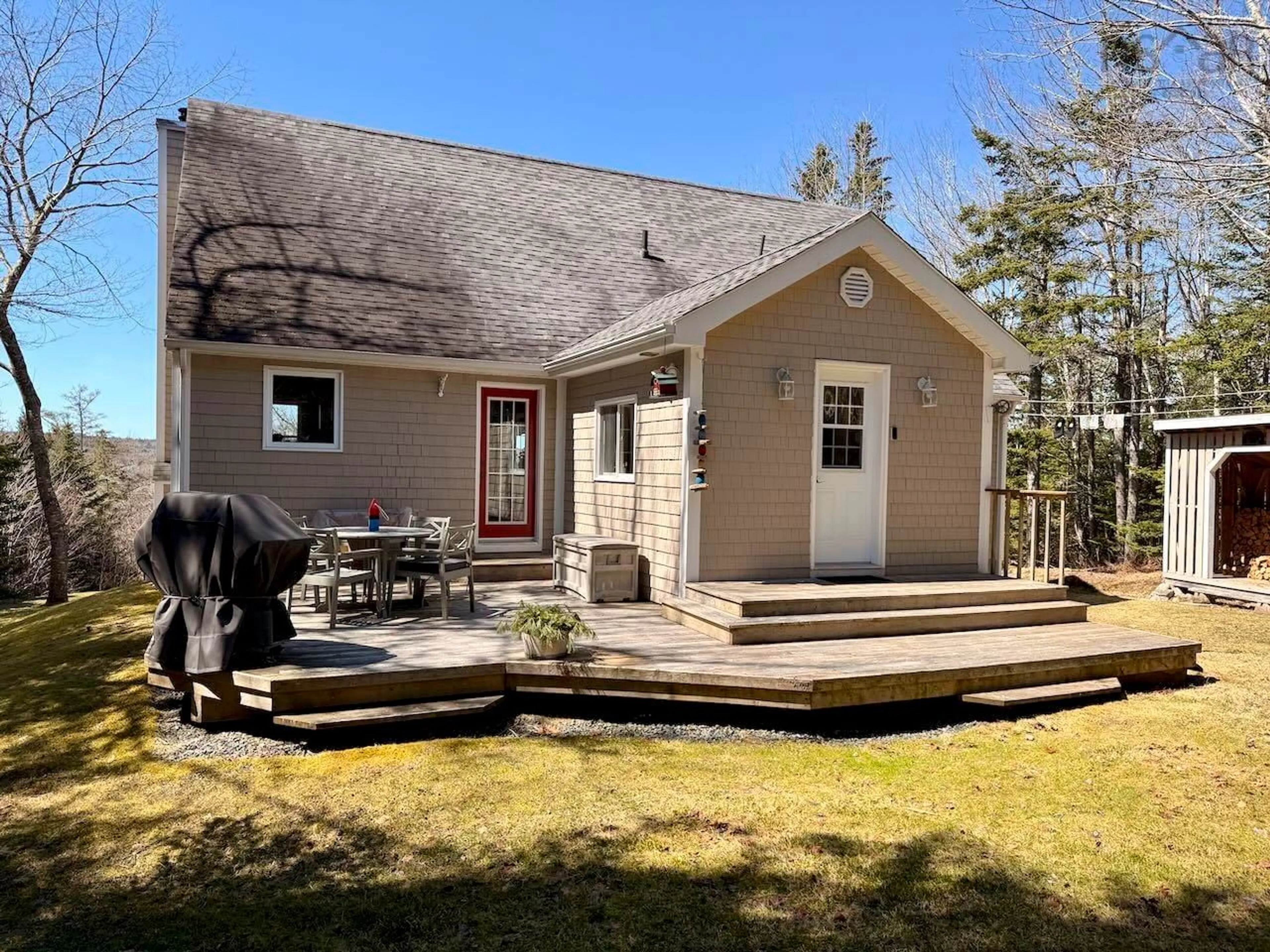 A pic from outside/outdoor area/front of a property/back of a property/a pic from drone, unknown for 100 Conrads Branch Dr, Hubbards Nova Scotia B0J 1T0