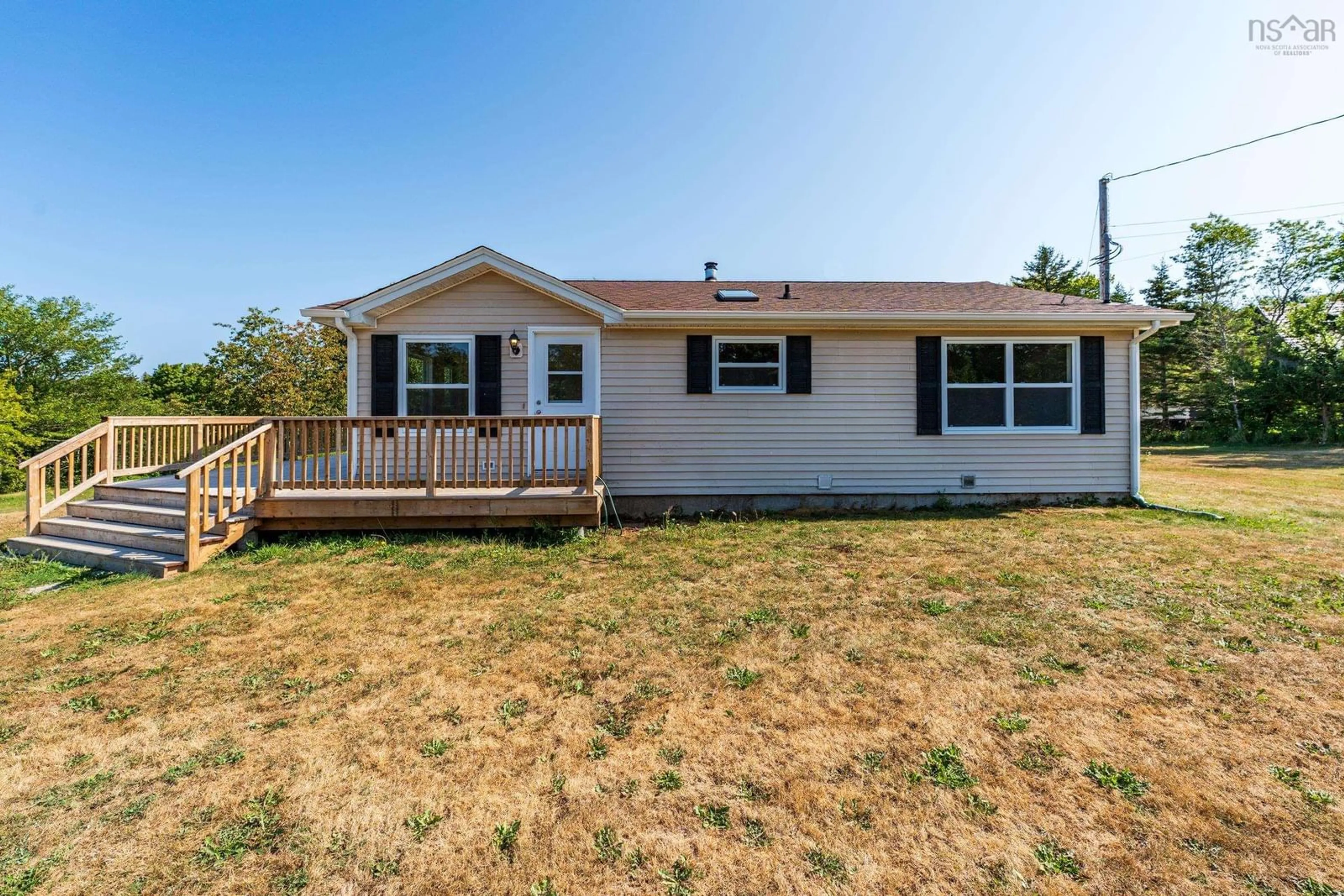 Home with vinyl exterior material, street for 361 Amirault Road, Saulnierville Nova Scotia B0W 2Z0