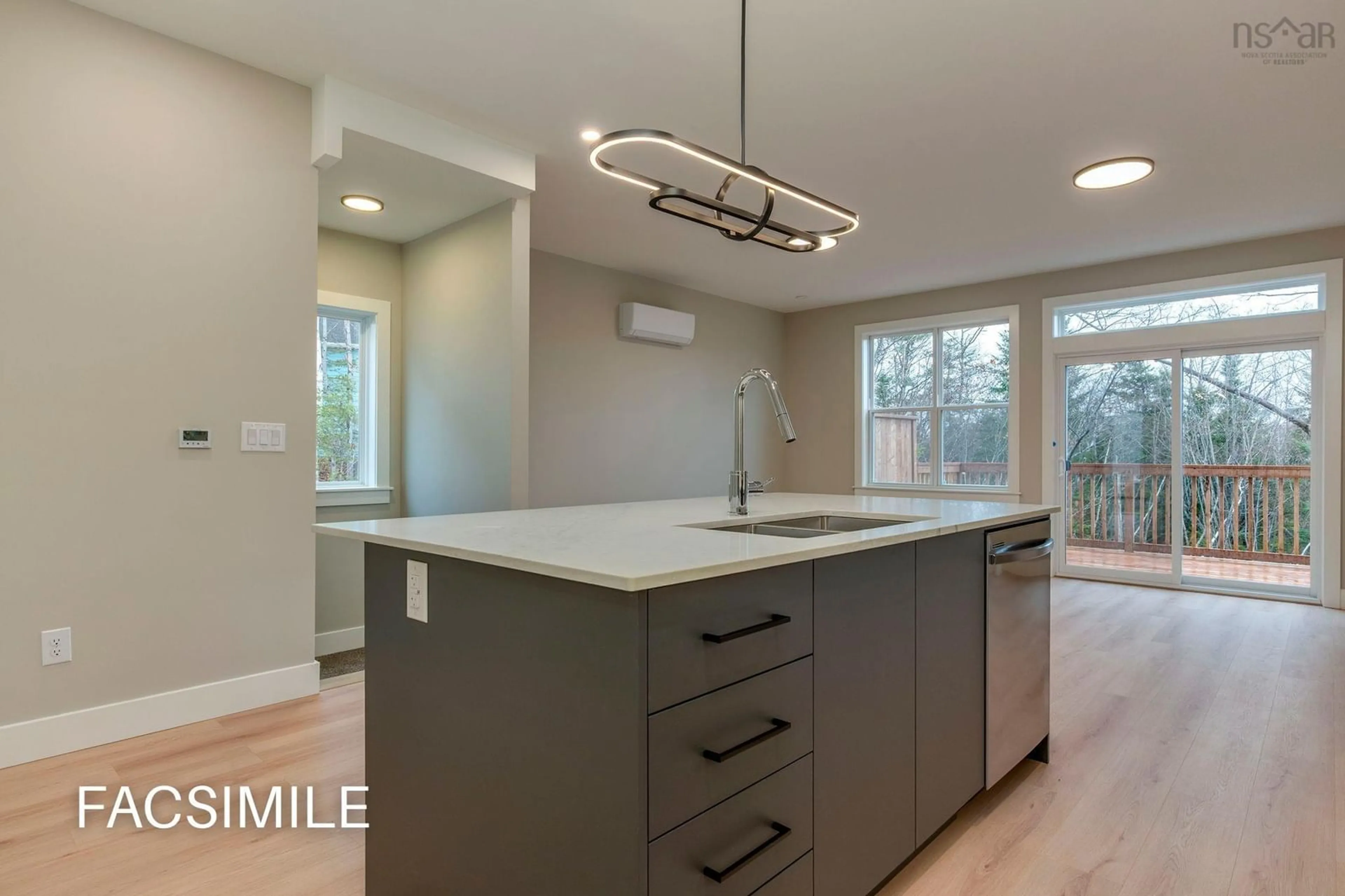 Open concept kitchen, ceramic/tile floor for Honeygold Dr #24B, Halifax Nova Scotia B3R 0J1