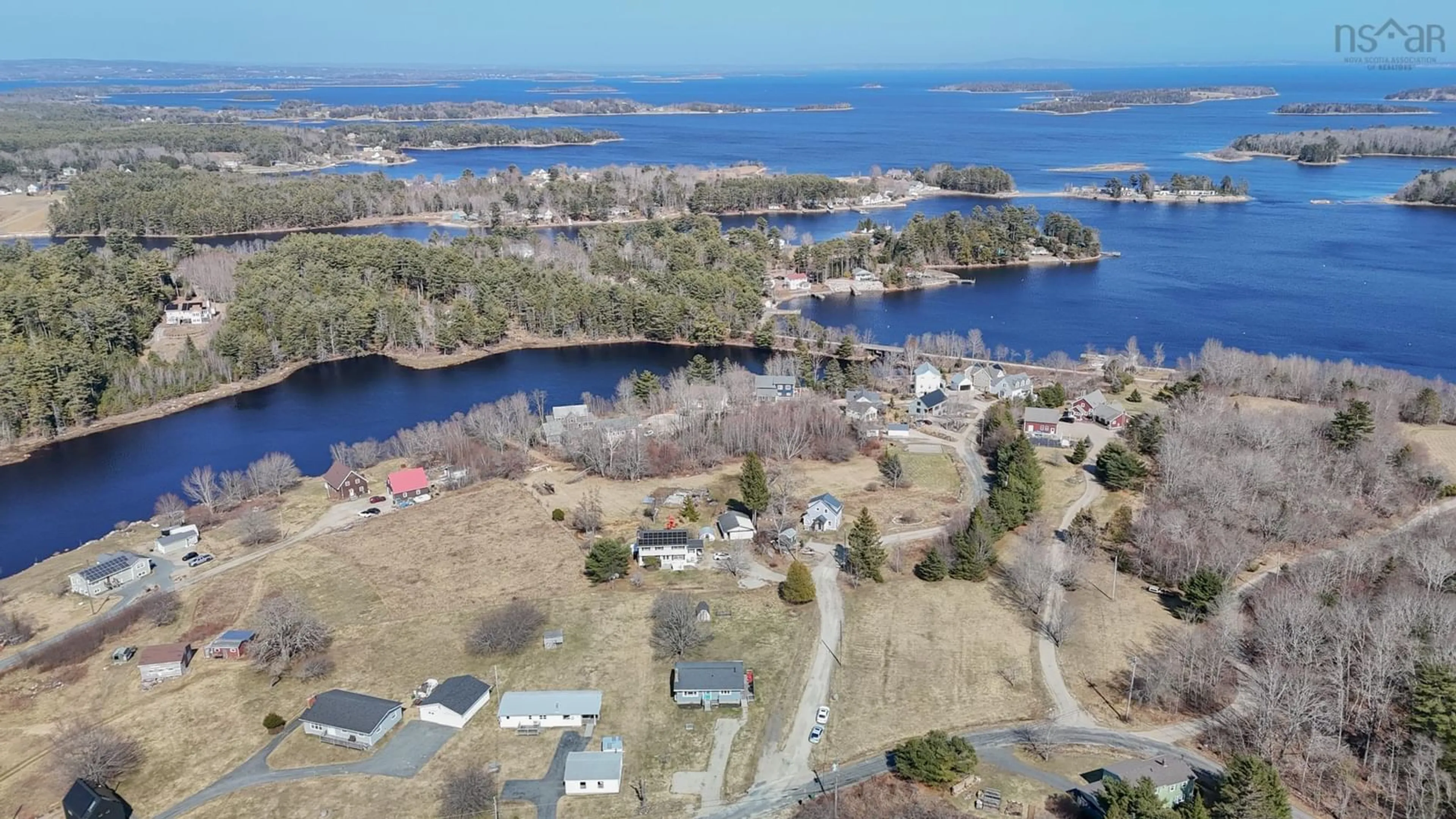 A pic from outside/outdoor area/front of a property/back of a property/a pic from drone, water/lake/river/ocean view for 11 Hiltz Hill Rd, Martins River Nova Scotia B0J 2E0