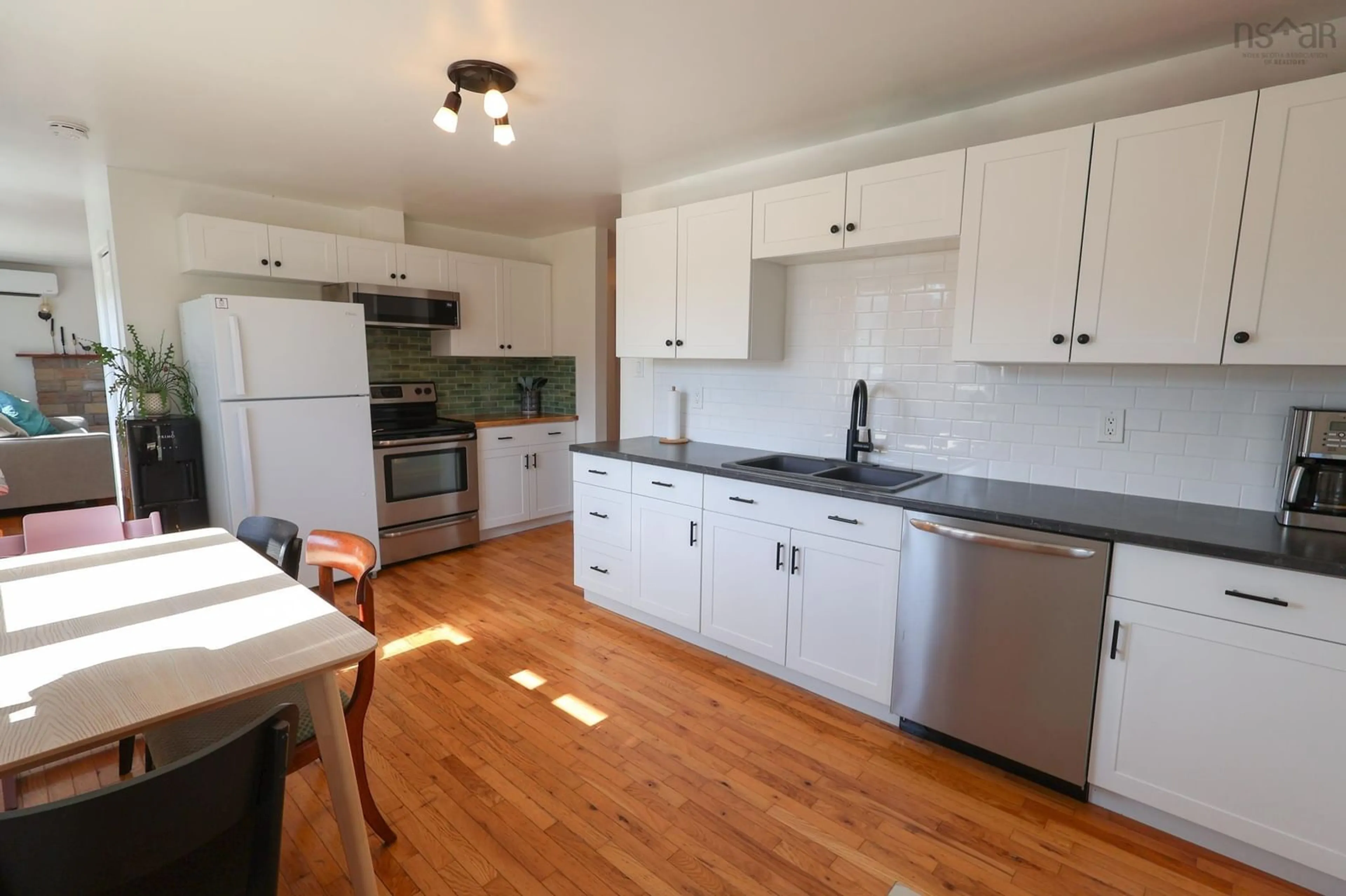 Standard kitchen, wood/laminate floor for 11 Hiltz Hill Rd, Martins River Nova Scotia B0J 2E0