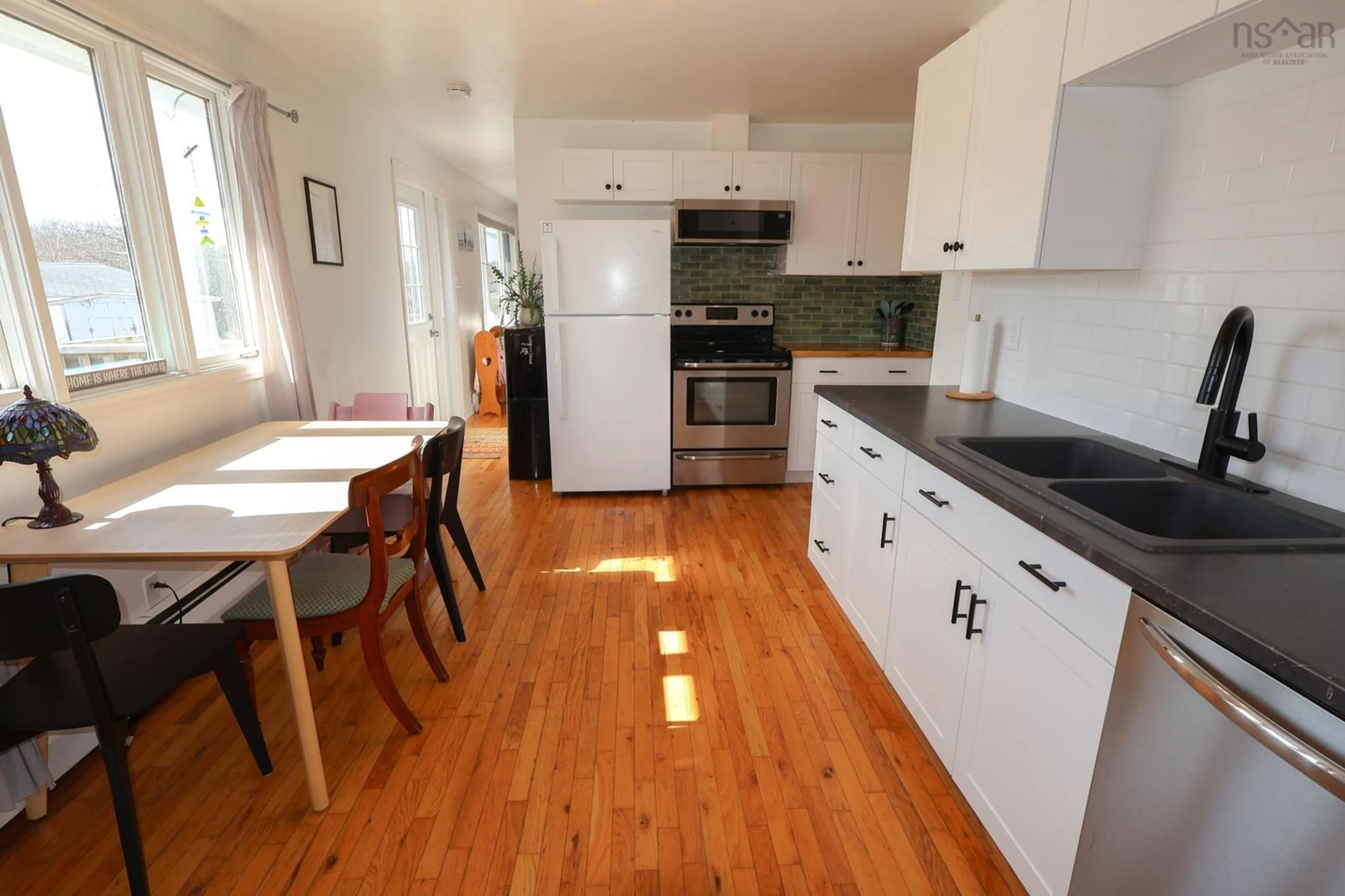 Standard kitchen, wood/laminate floor for 11 Hiltz Hill Rd, Martins River Nova Scotia B0J 2E0