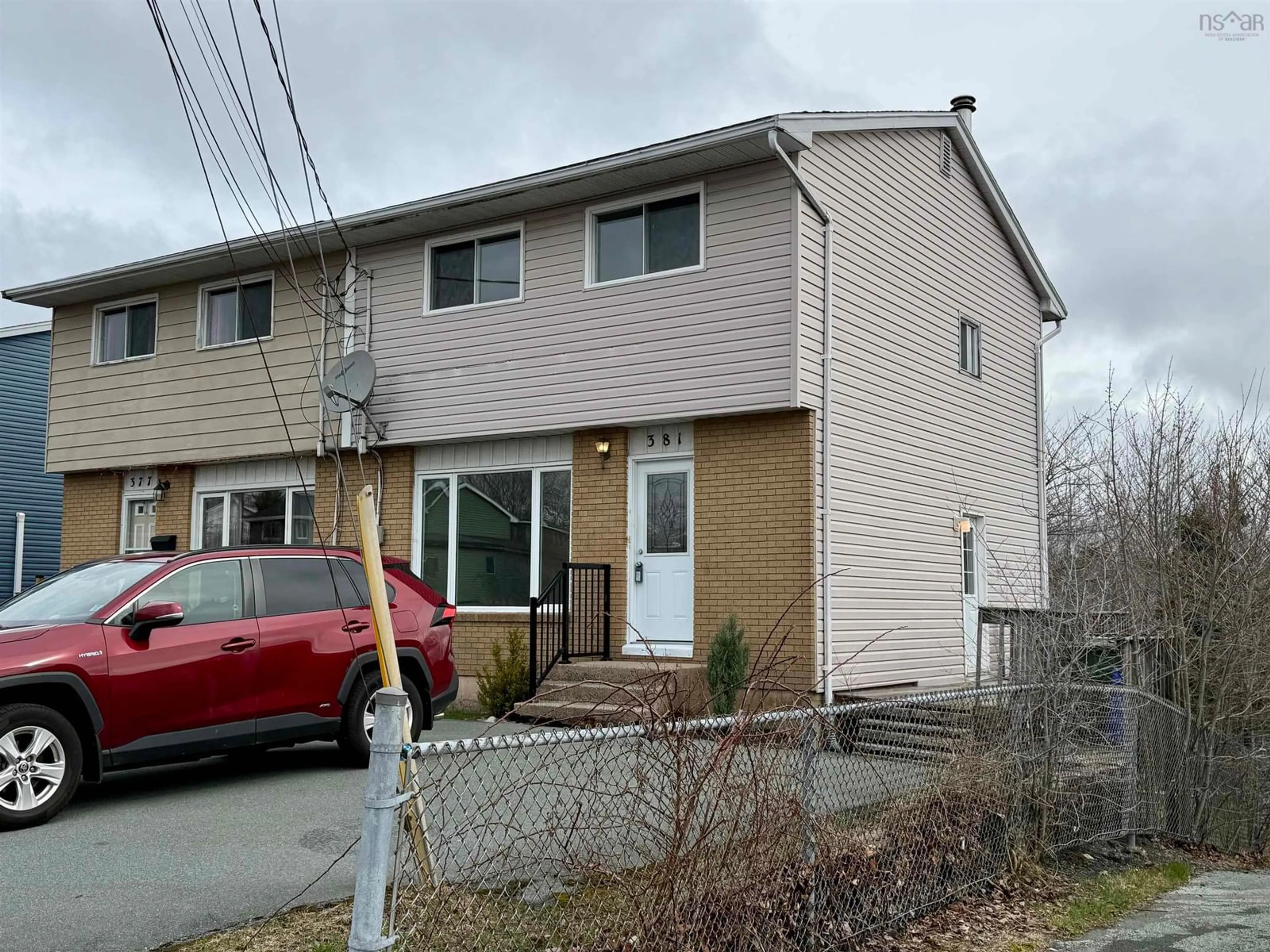 Home with vinyl exterior material, street for 381 Arklow Dr, Cole Harbour Nova Scotia B2W 4S1