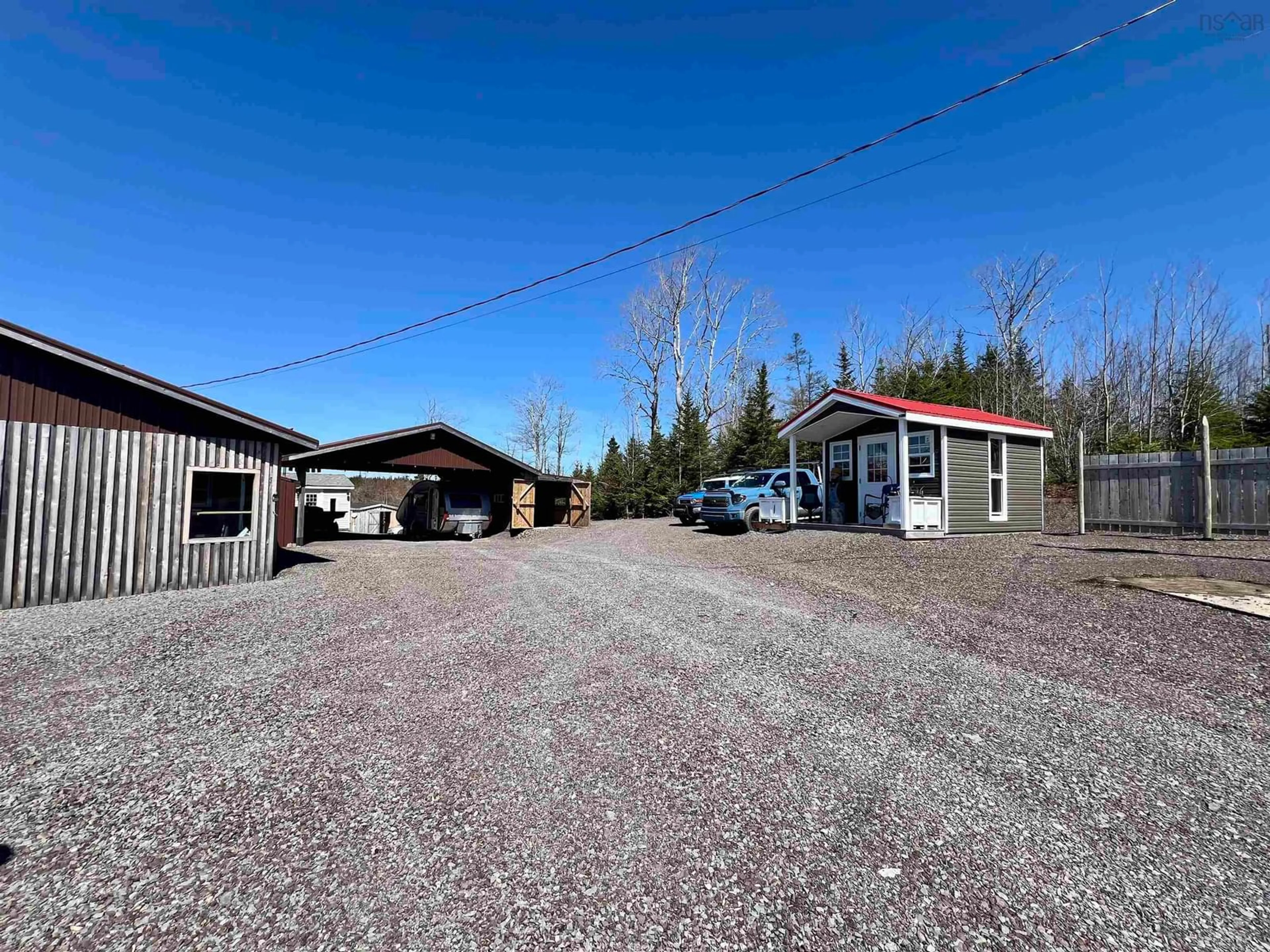 A pic from outside/outdoor area/front of a property/back of a property/a pic from drone, street for 7 Lances Lane, D'Escousse Nova Scotia B0E 1K0