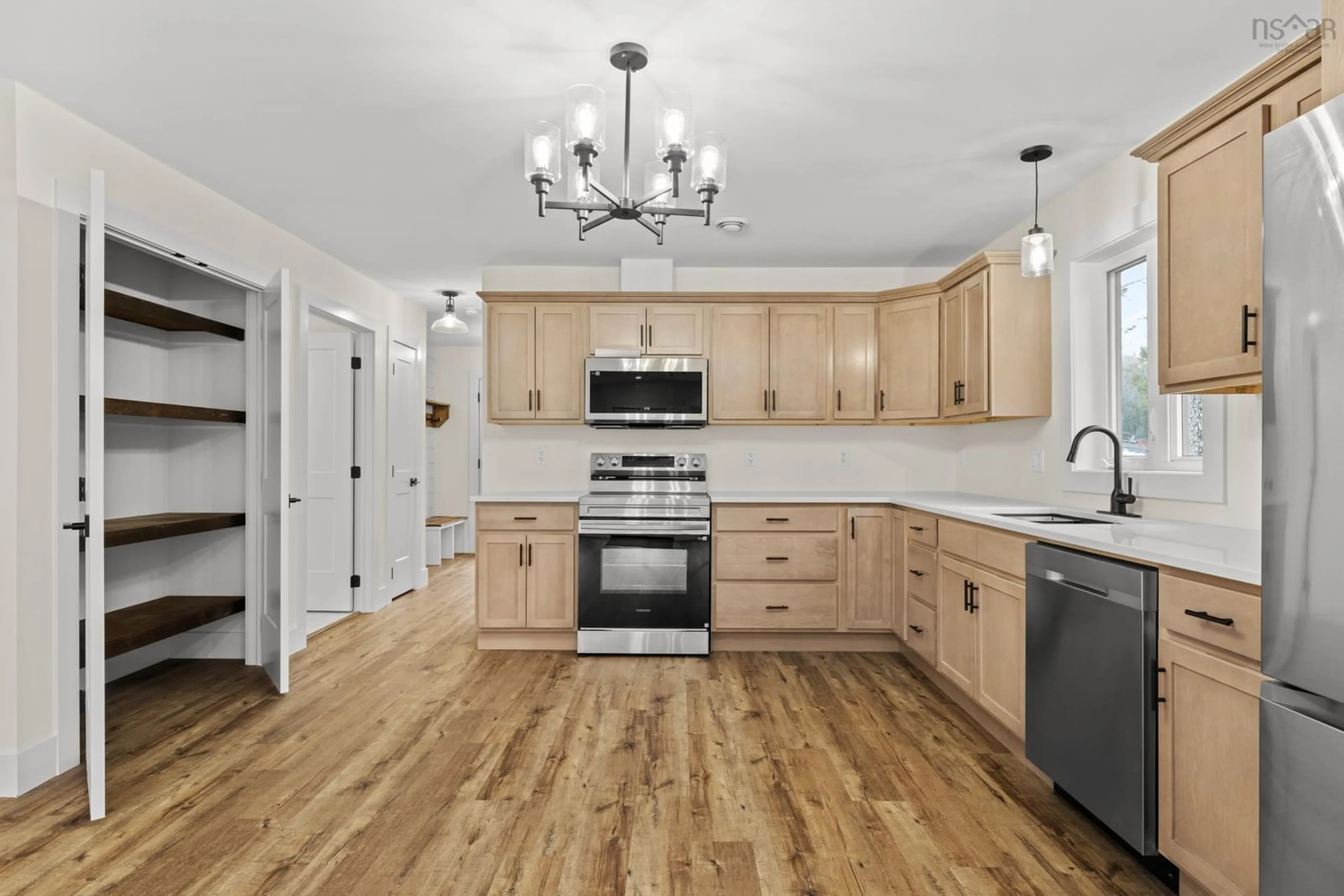 Open concept kitchen, unknown for 977 Cooks Brook Rd, Cooks Brook Nova Scotia B0N 1X0