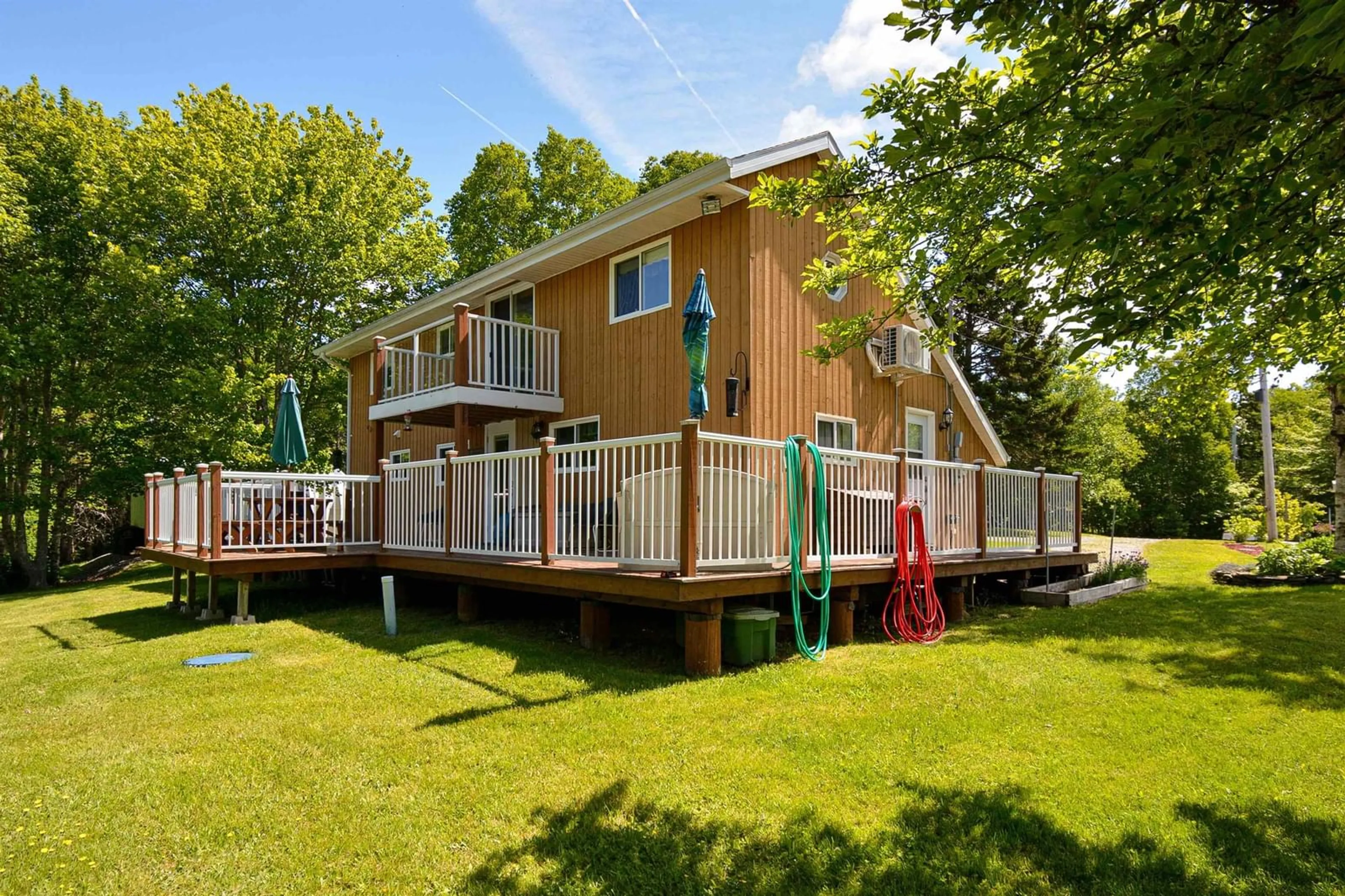 Patio, water/lake/river/ocean view for 11217 Kempt Head Rd, Boularderie Centre Nova Scotia B1X 1L1