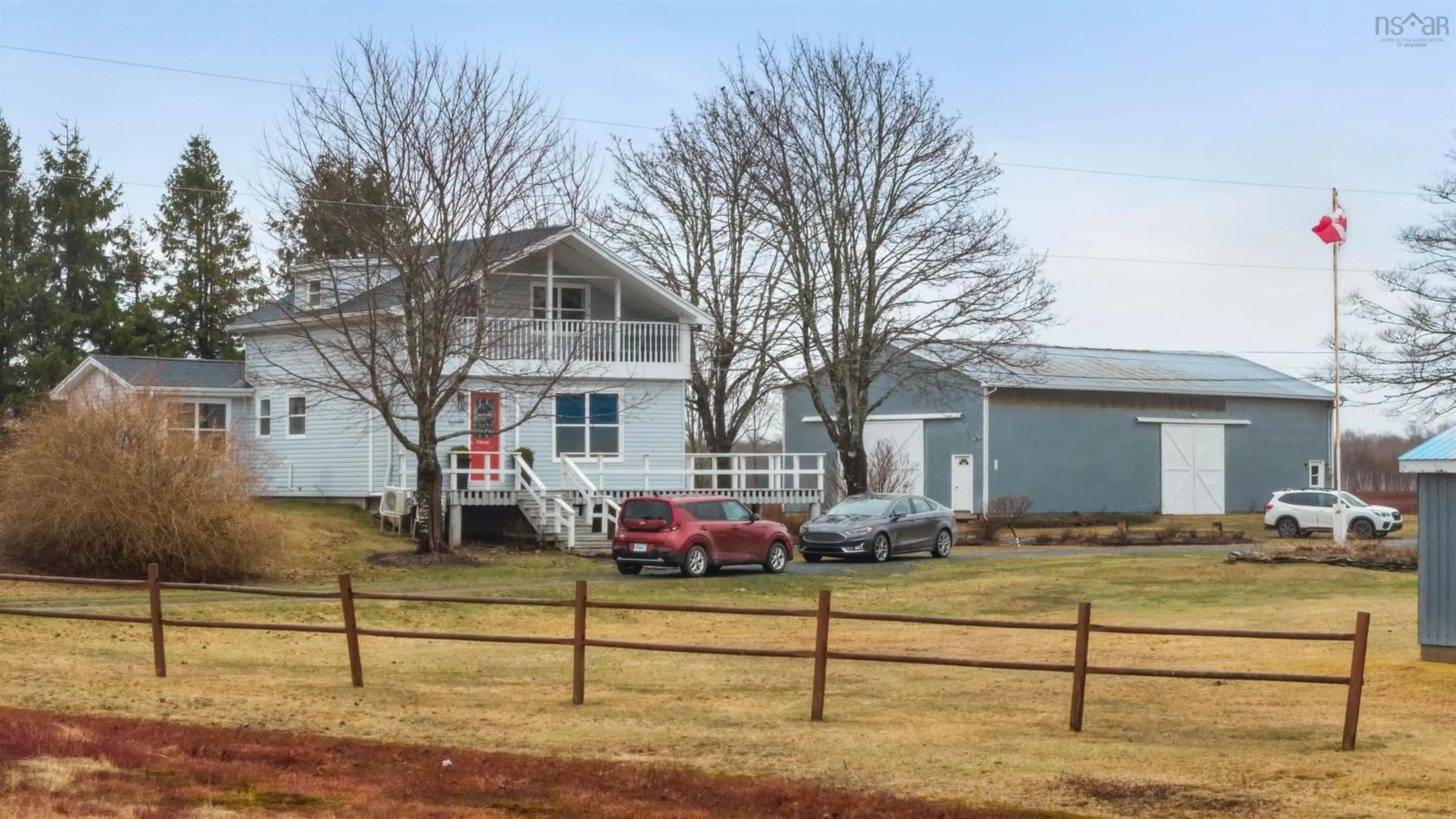A pic from outside/outdoor area/front of a property/back of a property/a pic from drone, building for 1311 Glenmore Rd, Glenmore Nova Scotia B0N 1X0