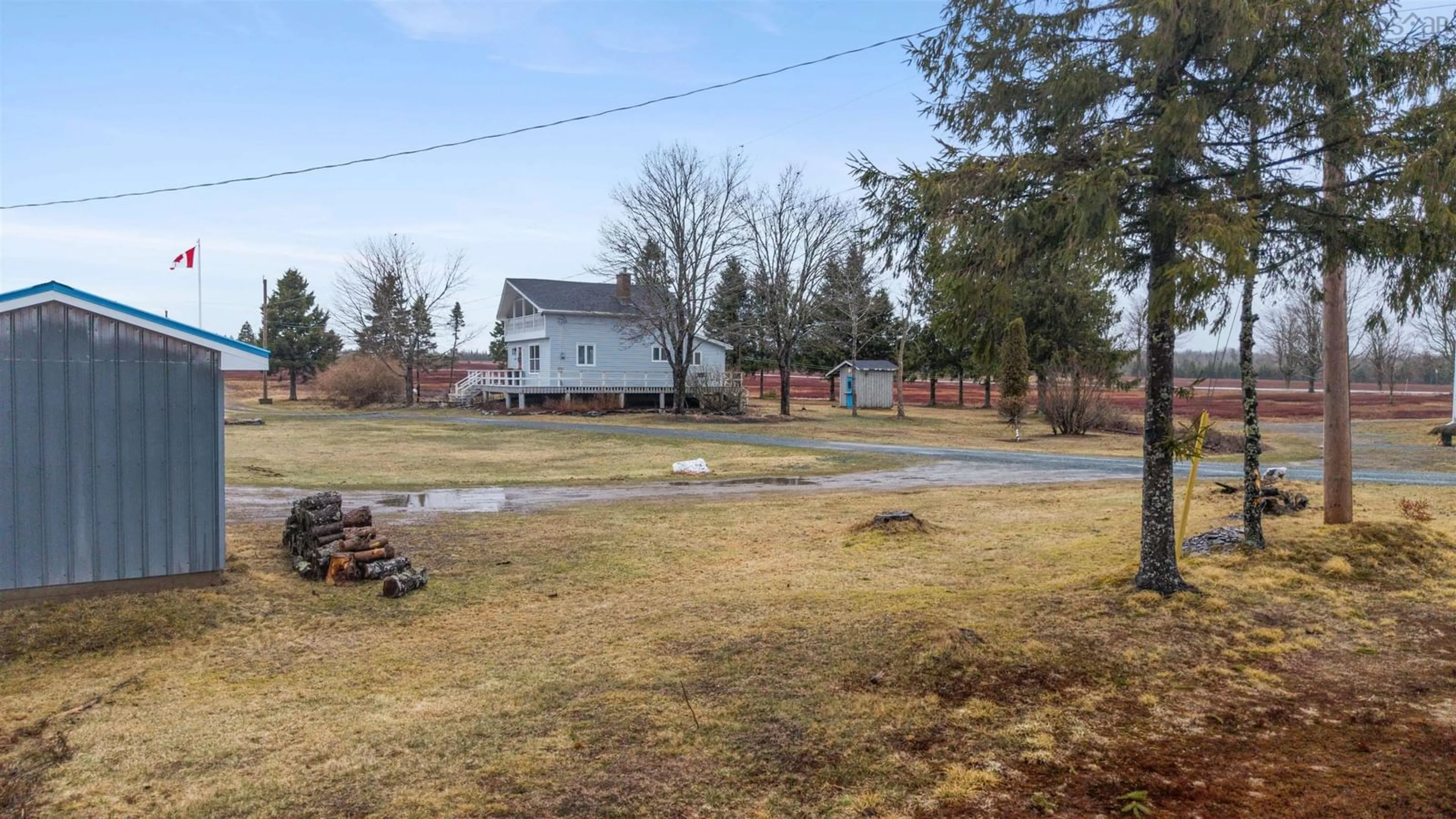 A pic from outside/outdoor area/front of a property/back of a property/a pic from drone, street for 1311 Glenmore Rd, Glenmore Nova Scotia B0N 1X0