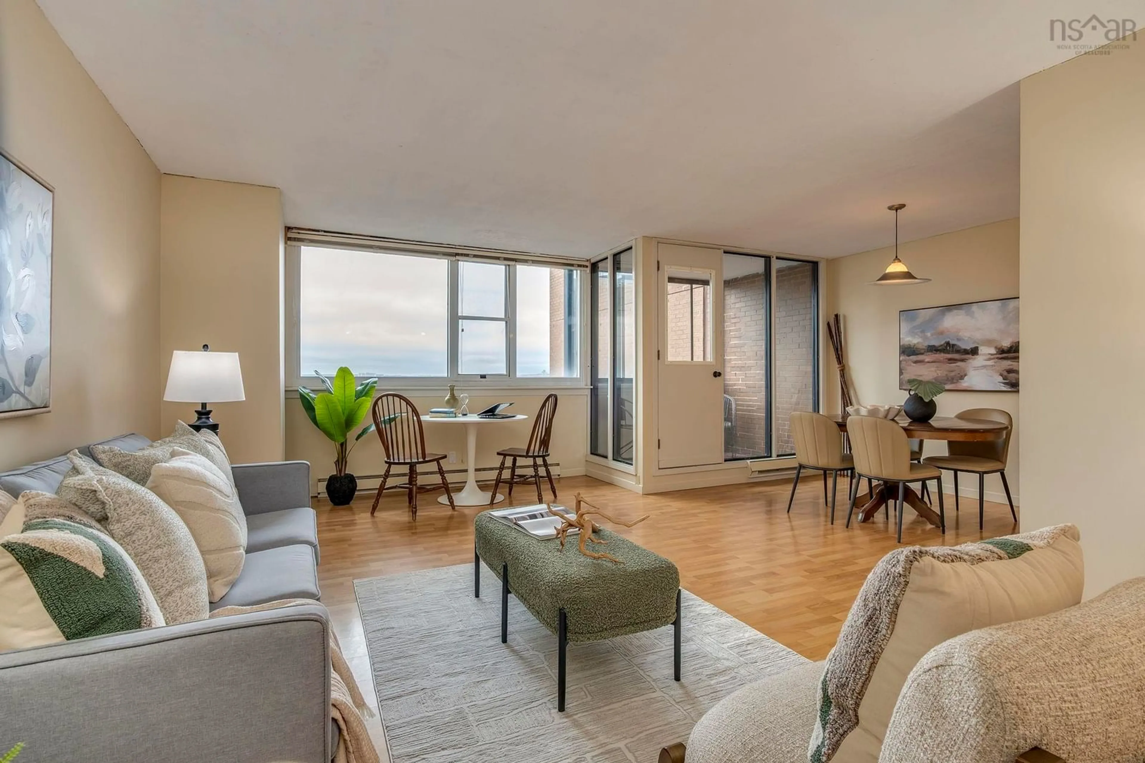 Living room with furniture, unknown for 5959 Spring Garden Rd #1409, Halifax Nova Scotia B3H 1Y5