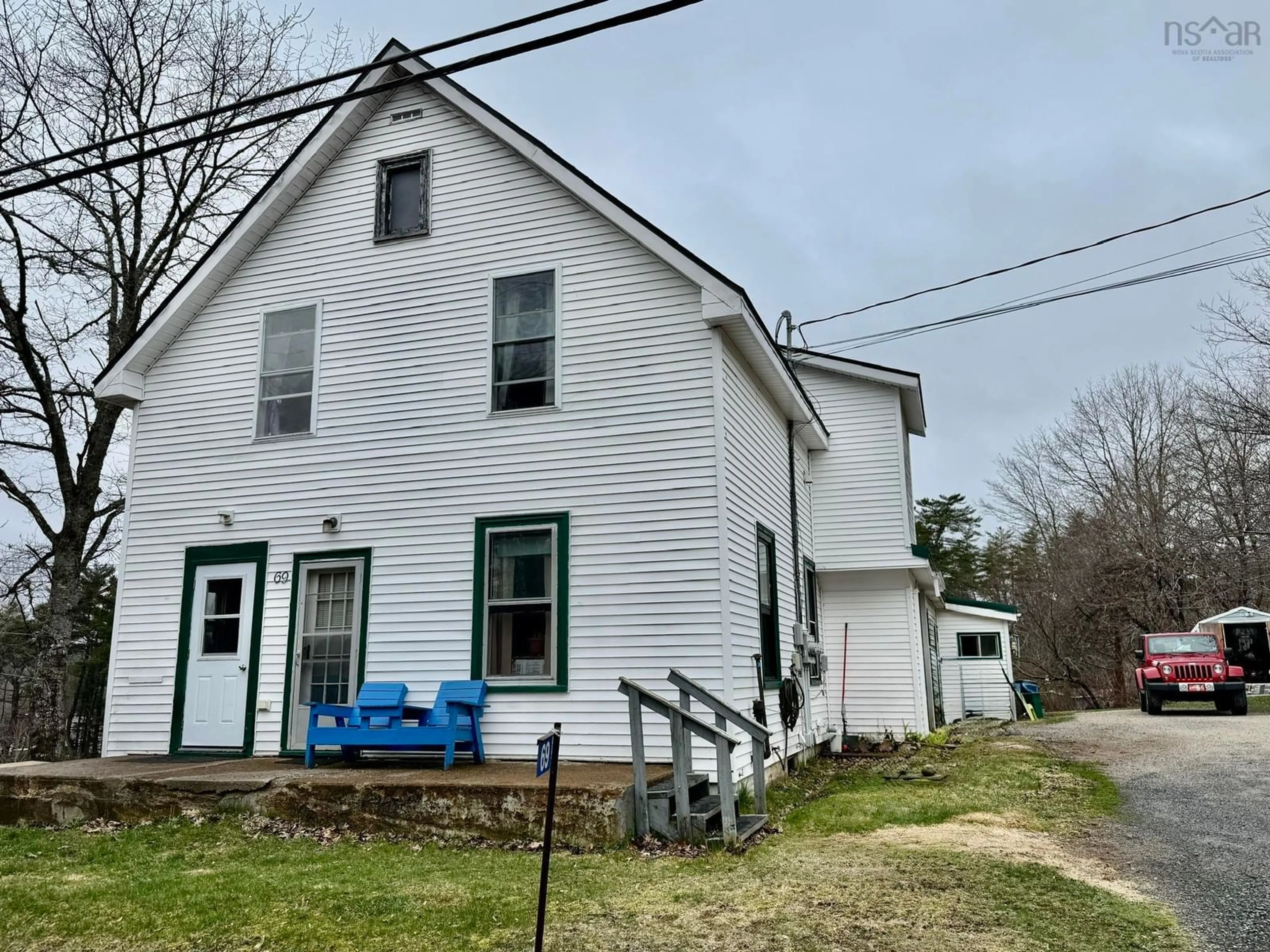A pic from outside/outdoor area/front of a property/back of a property/a pic from drone, building for 69 Oakhill Rd, Dayspring Nova Scotia B4V 5R3