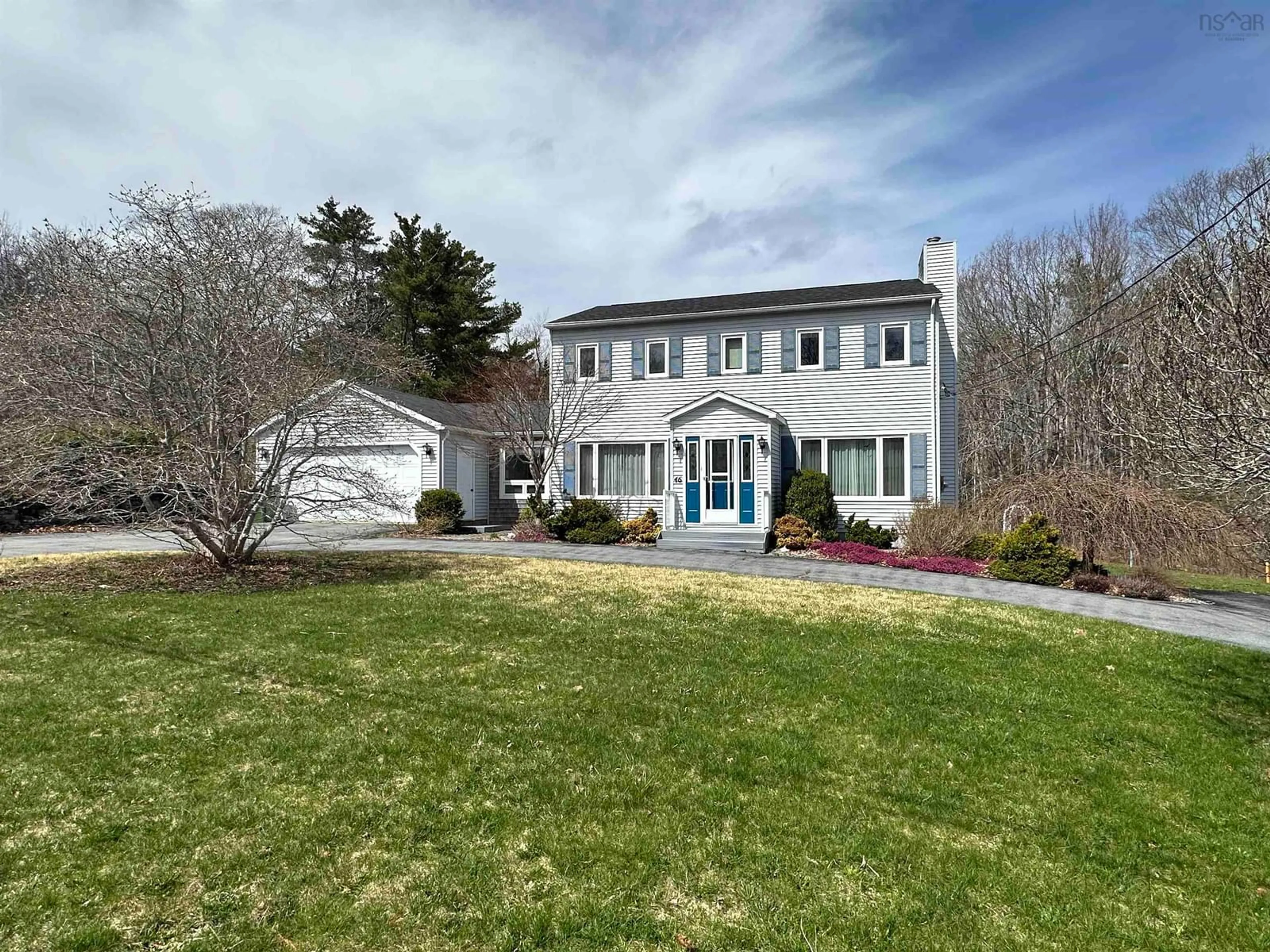 A pic from outside/outdoor area/front of a property/back of a property/a pic from drone, street for 46 Old Falls Rd, Liverpool Nova Scotia B0T 1K0