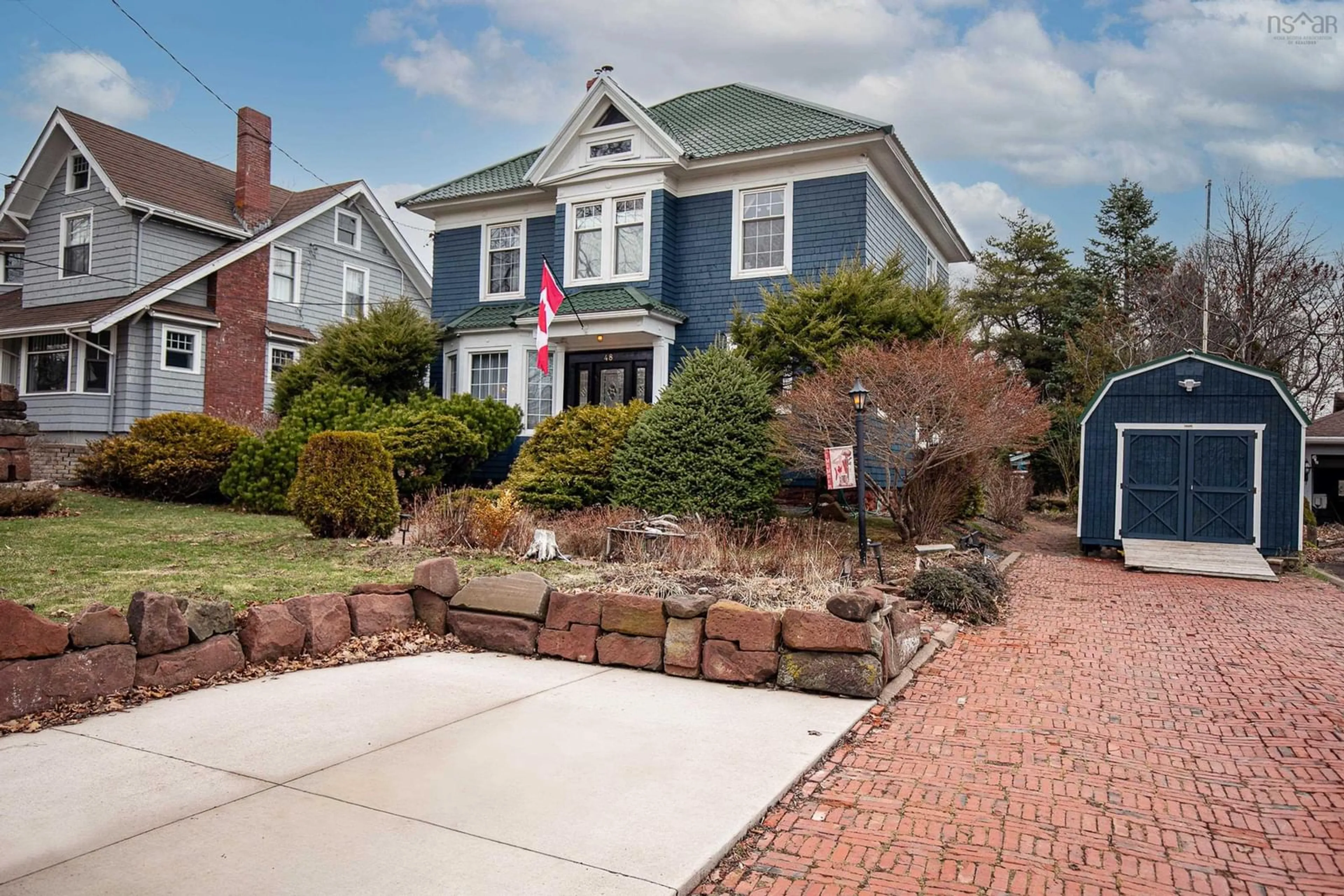 Home with brick exterior material, street for 48 Rupert St, Amherst Nova Scotia B4H 3R6