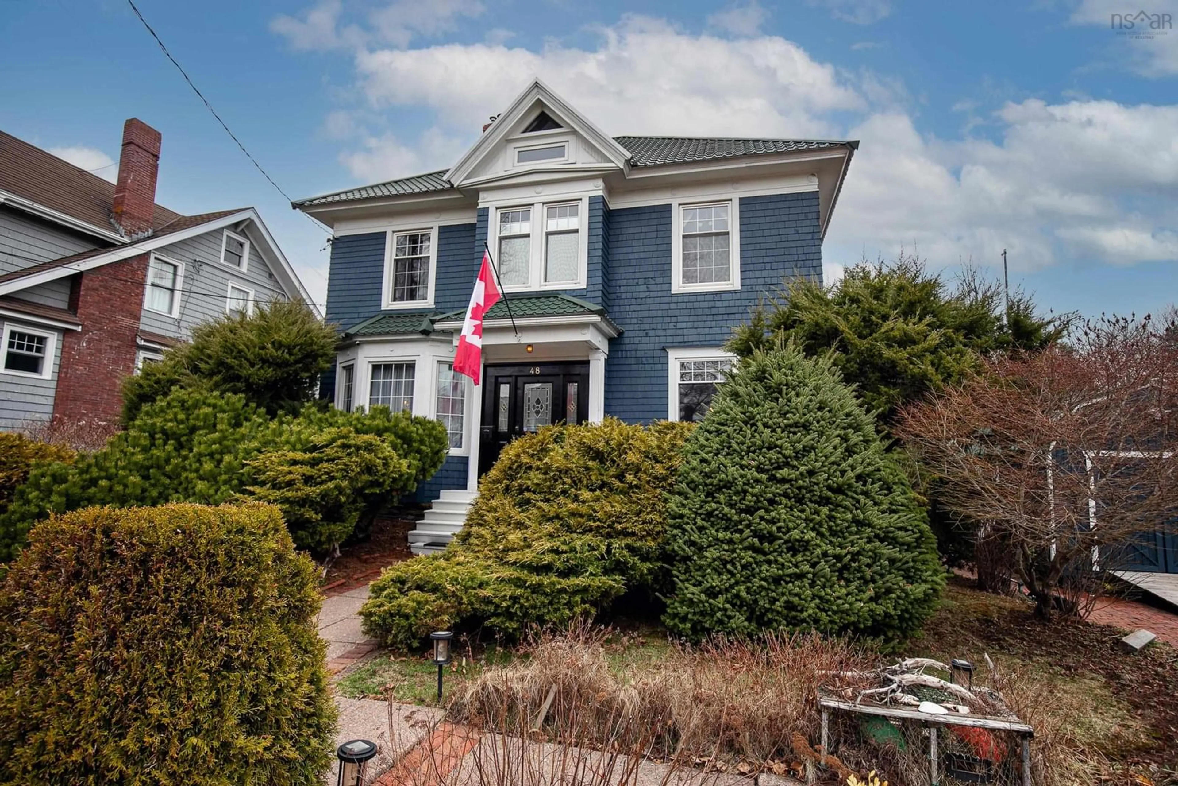 Home with vinyl exterior material, street for 48 Rupert St, Amherst Nova Scotia B4H 3R6