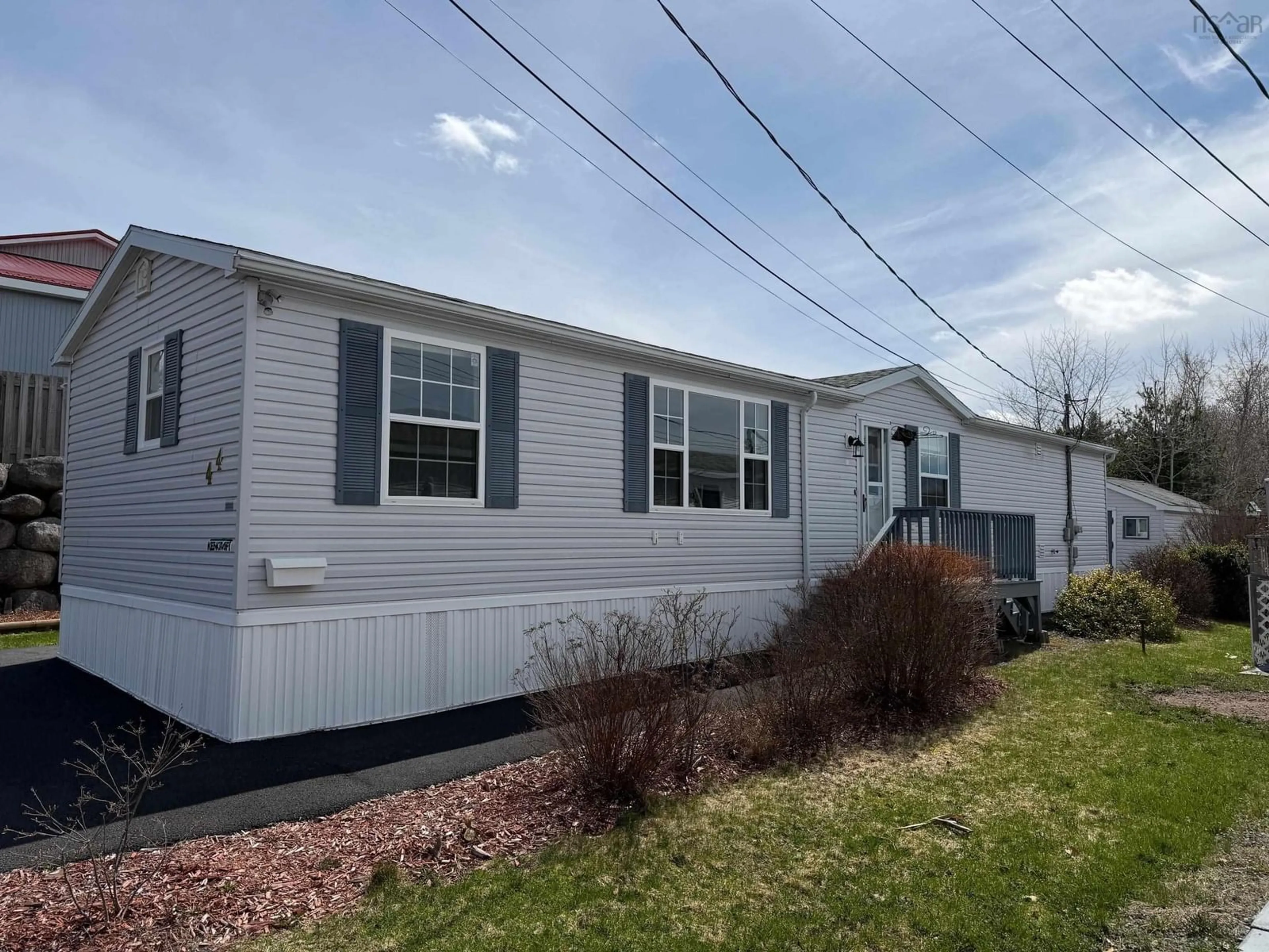 Home with vinyl exterior material, street for 44 Clairmount Ave, Bridgewater Nova Scotia B4V 4C8