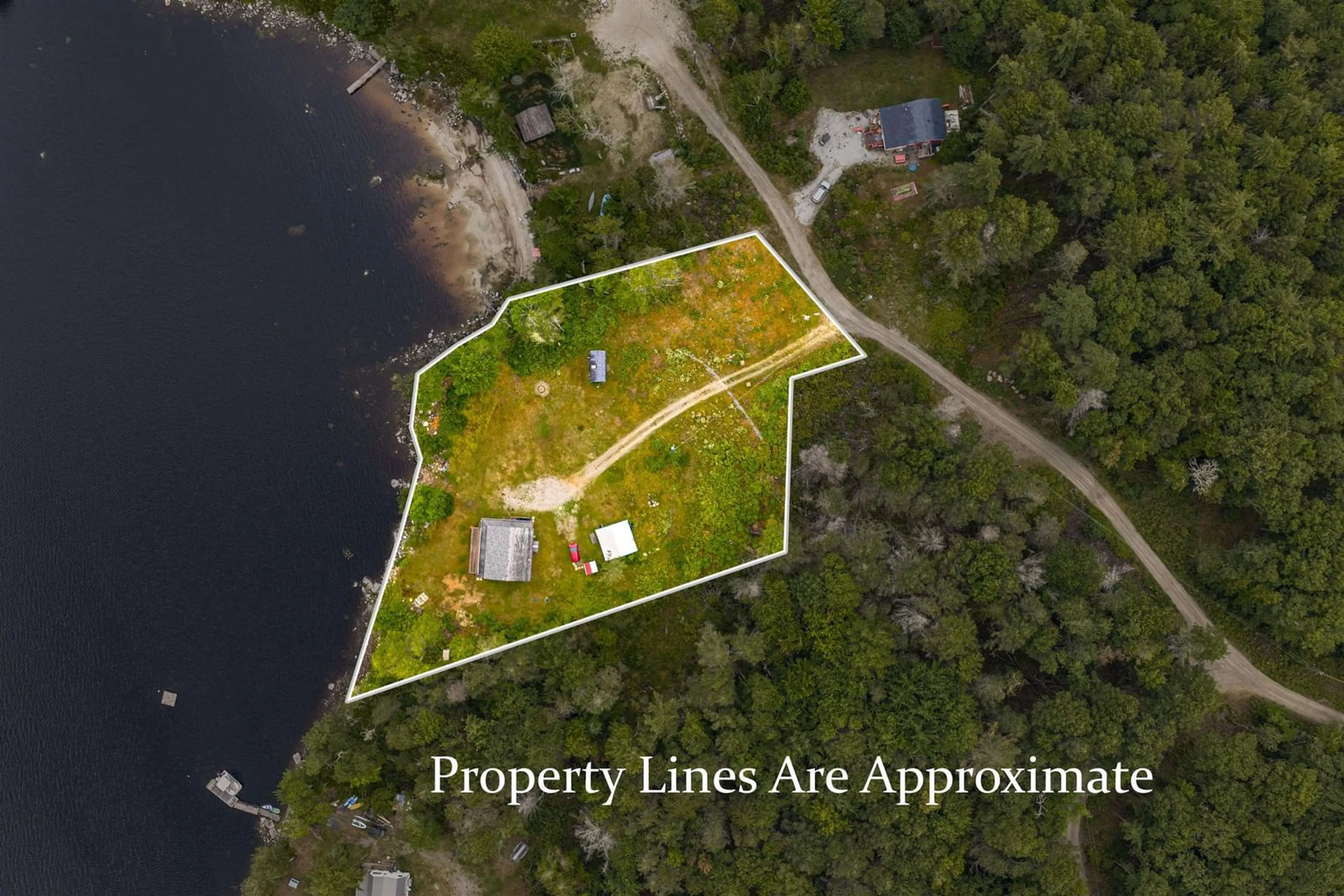A pic from outside/outdoor area/front of a property/back of a property/a pic from drone, water/lake/river/ocean view for 225 Hemlock Haven, Lower Ohio Nova Scotia B0T 1W0