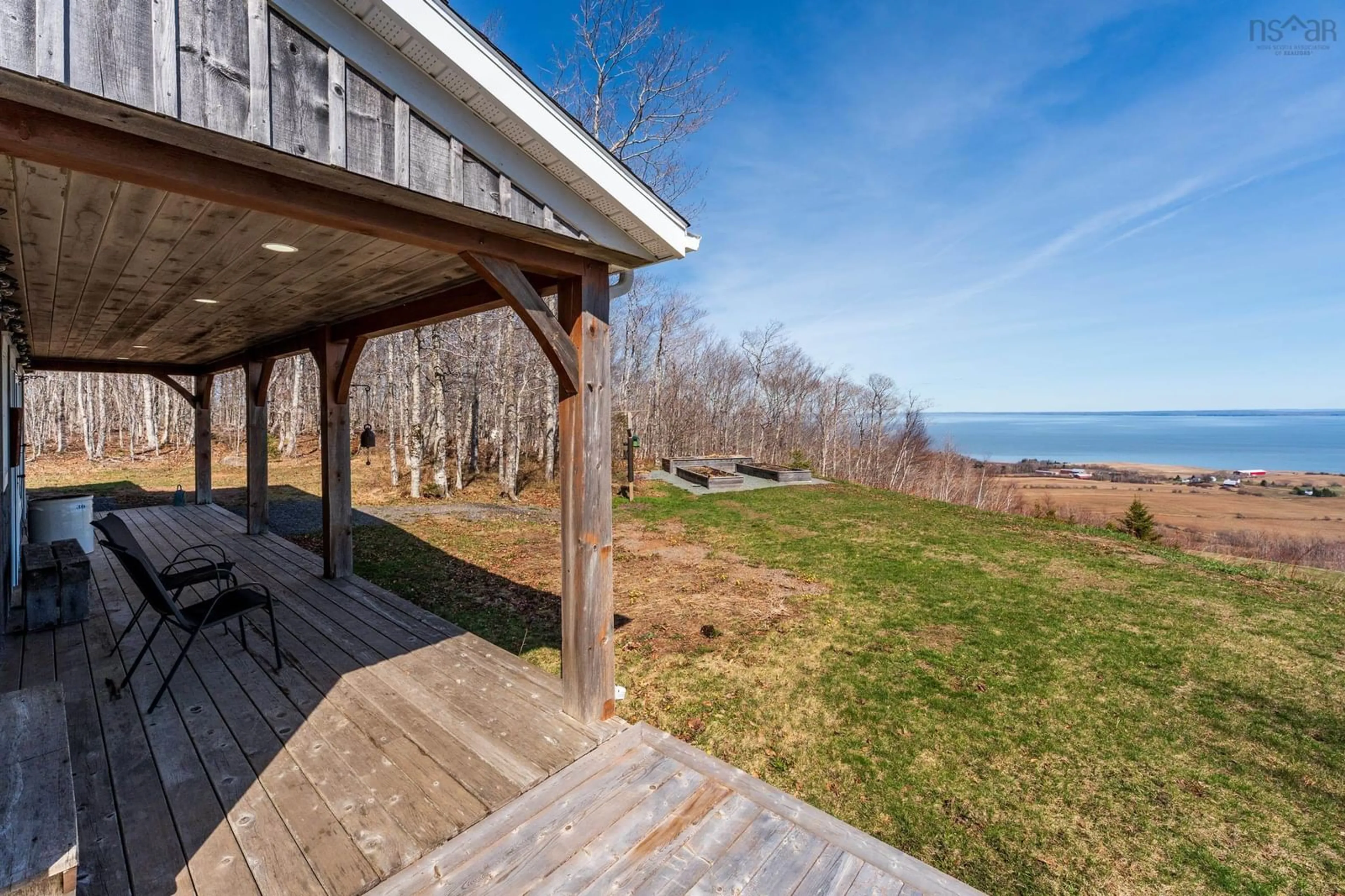 Patio, water/lake/river/ocean view for 4004 Highway 358, South Scots Bay Nova Scotia B0P 1H0