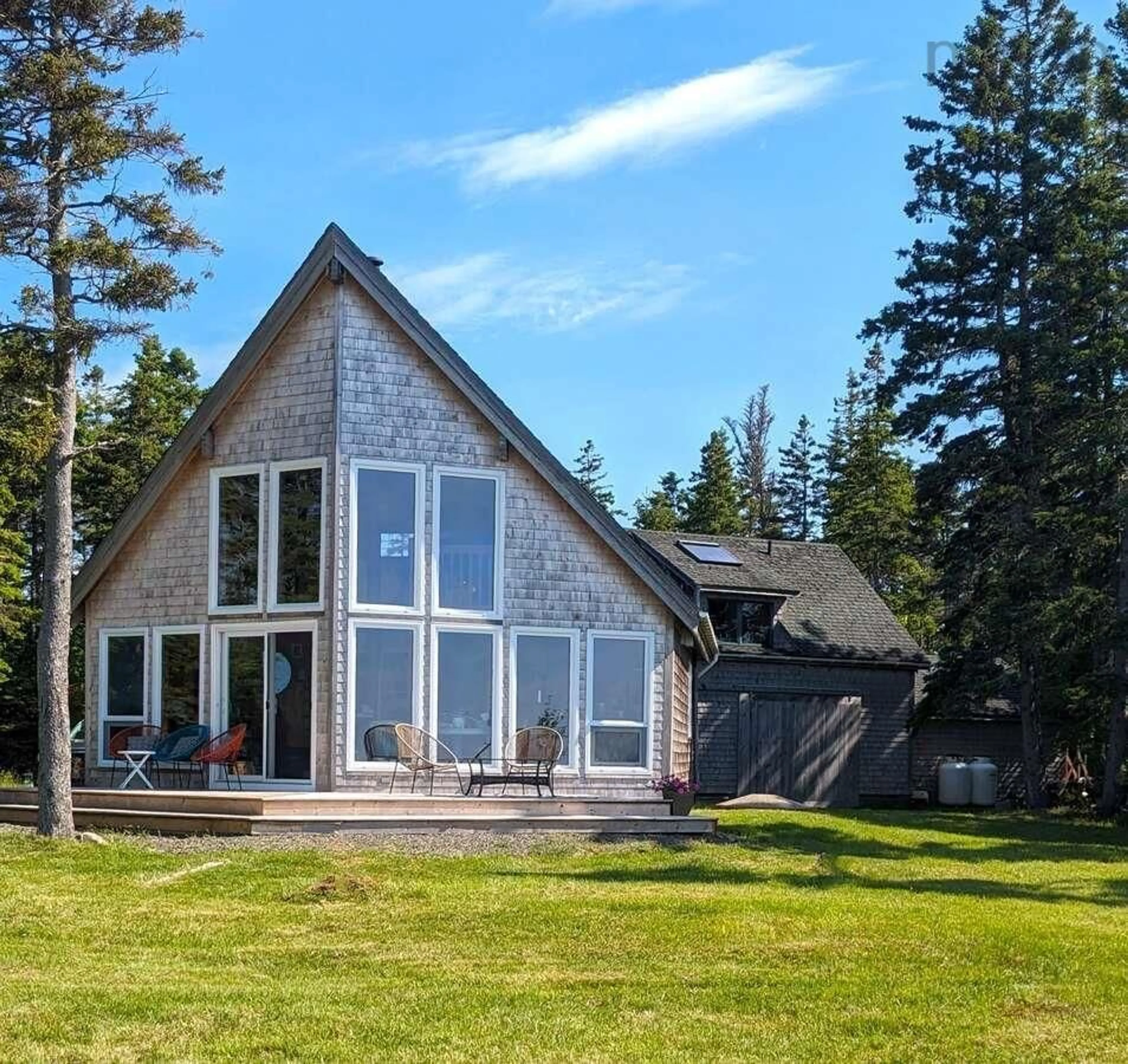 Home with vinyl exterior material, water/lake/river/ocean view for 56 Johnny Ben's Lane, Red Point Nova Scotia B2C 1G8