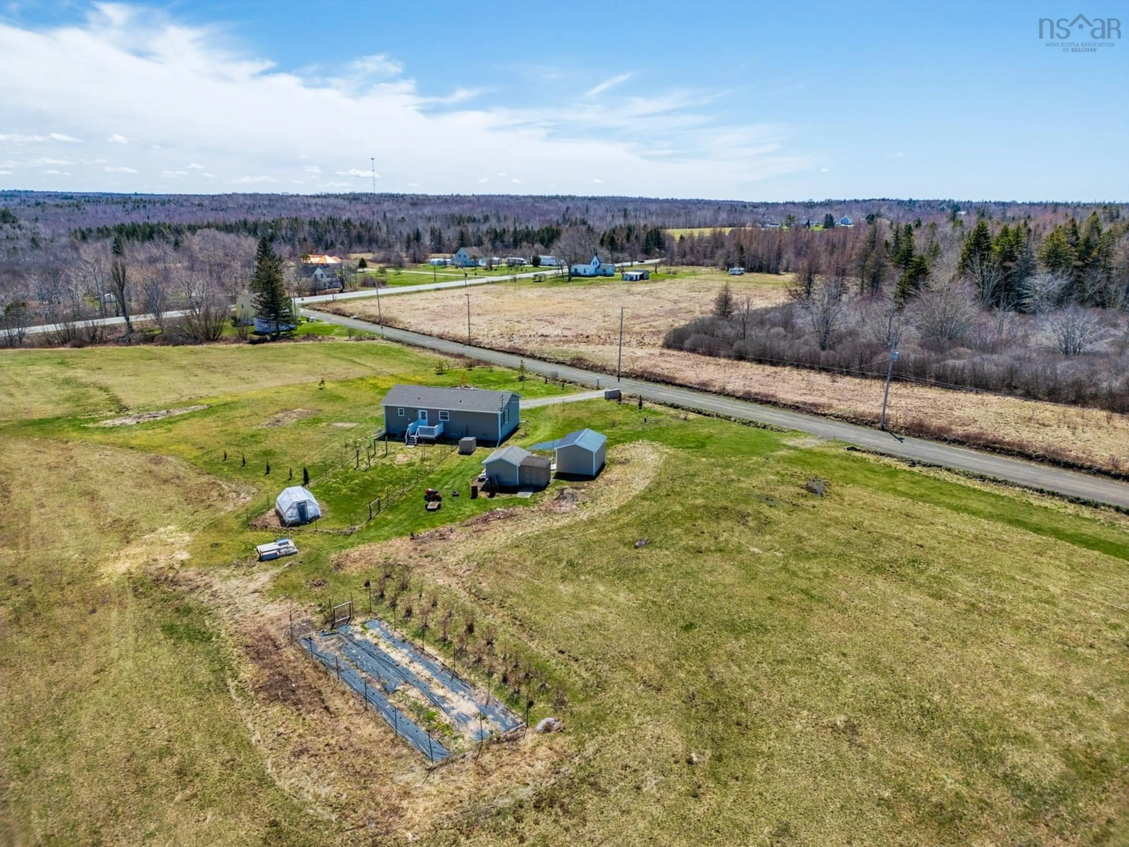 A pic from outside/outdoor area/front of a property/back of a property/a pic from drone, water/lake/river/ocean view for 30 Kinney Road, Ashmore Nova Scotia B0W 3T0