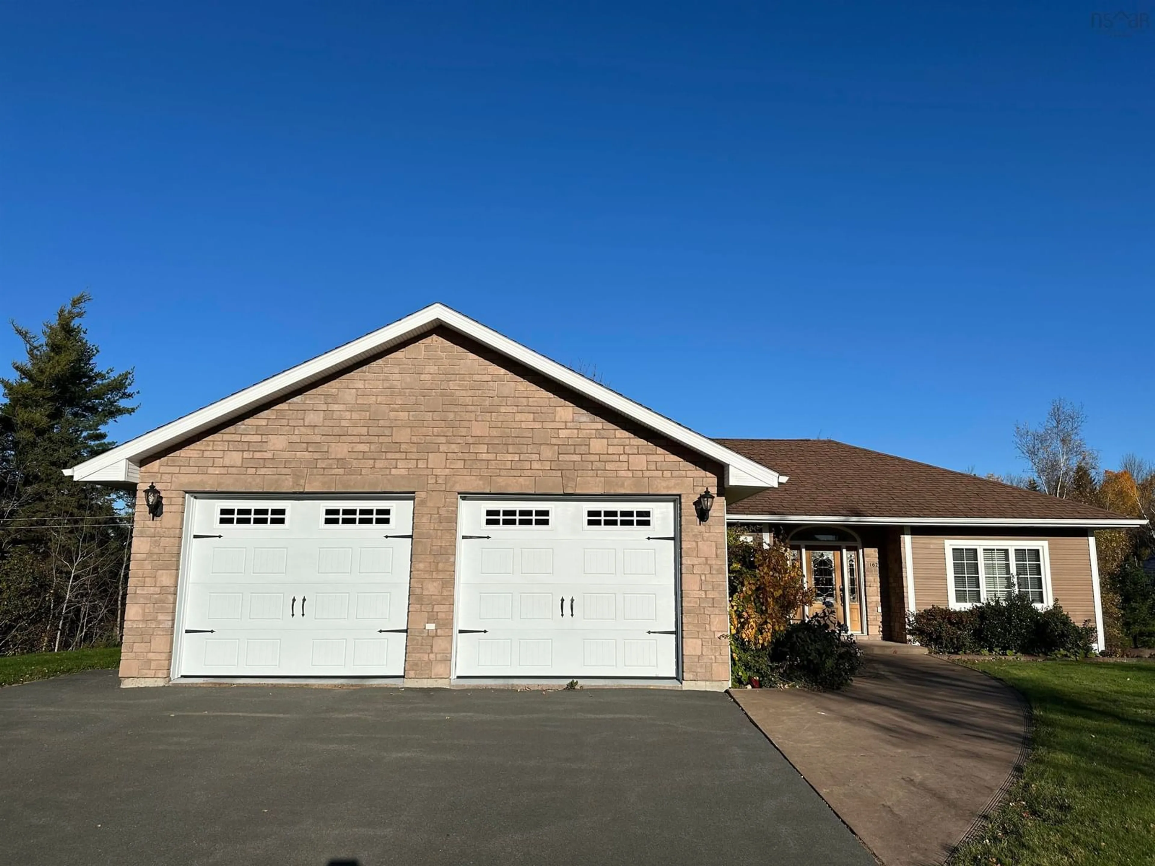 Home with vinyl exterior material, street for 1621 Maclellans Brook Rd, Greenwood Nova Scotia B2H 5C7