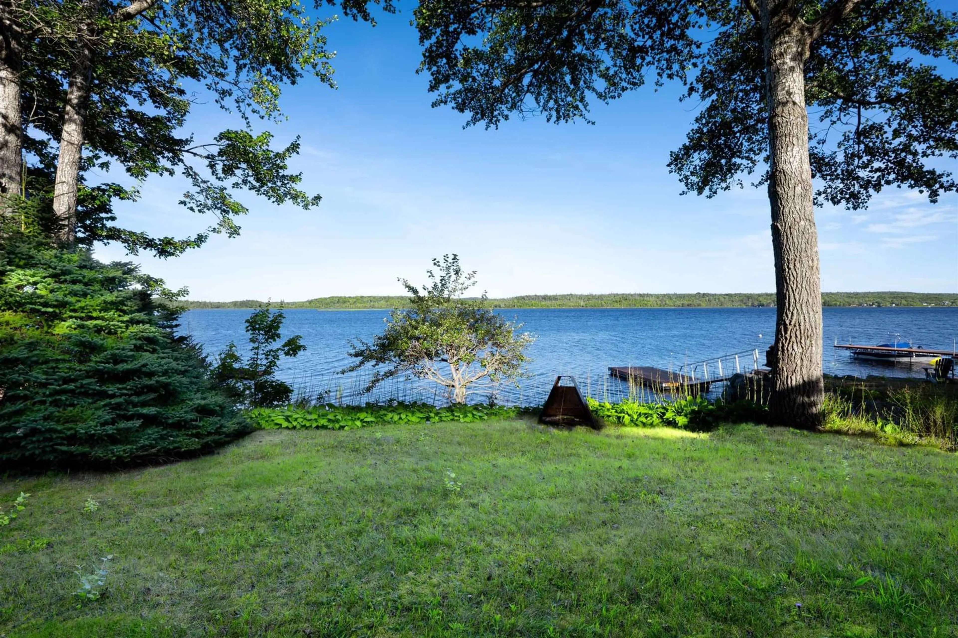 Patio, water/lake/river/ocean view for 23 Juniper Lane, Upper Lakeville Nova Scotia B0J 1W0