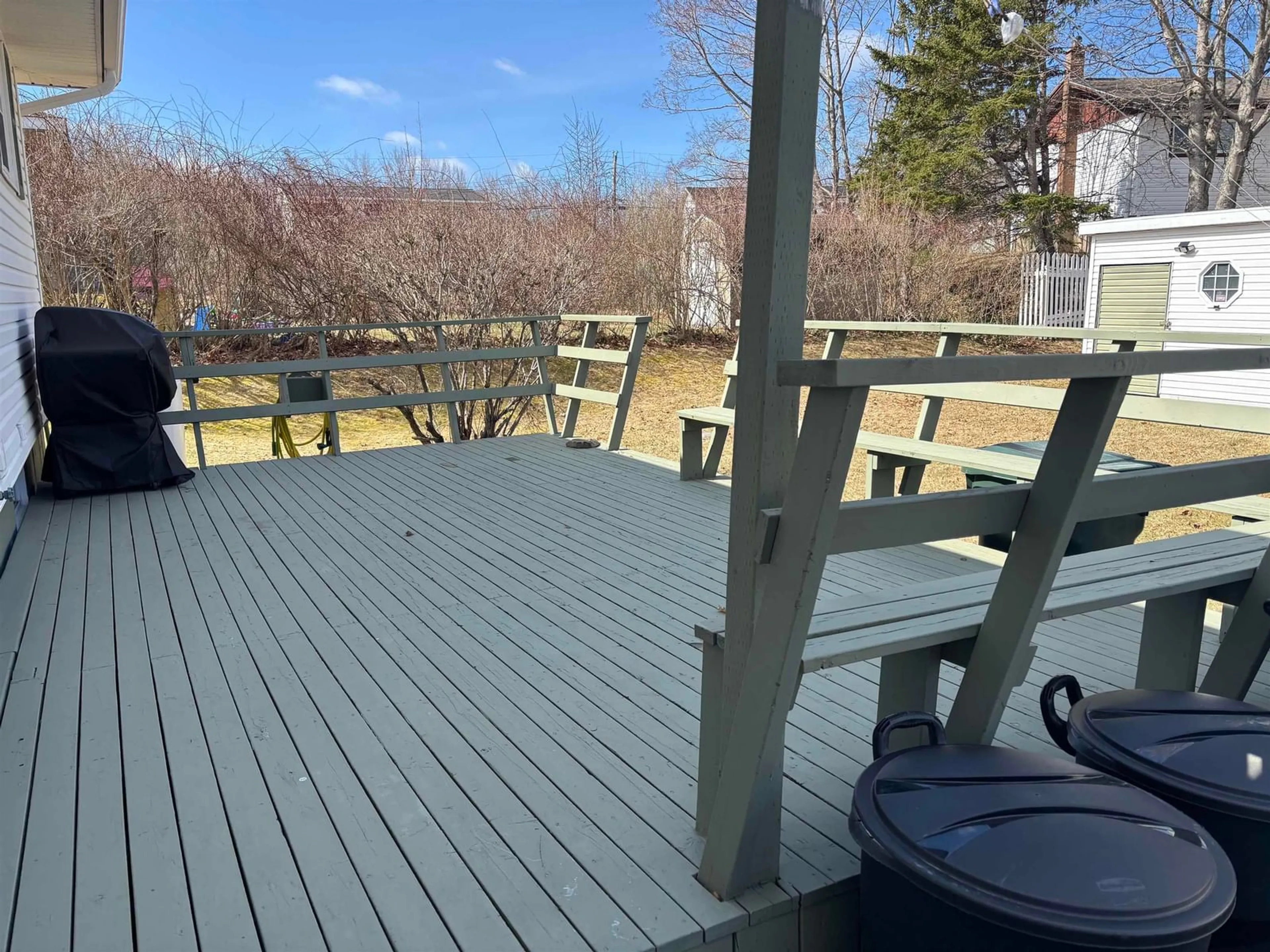 Patio, water/lake/river/ocean view for 9 Hare Avenue, North Sydney Nova Scotia B2A 2A9