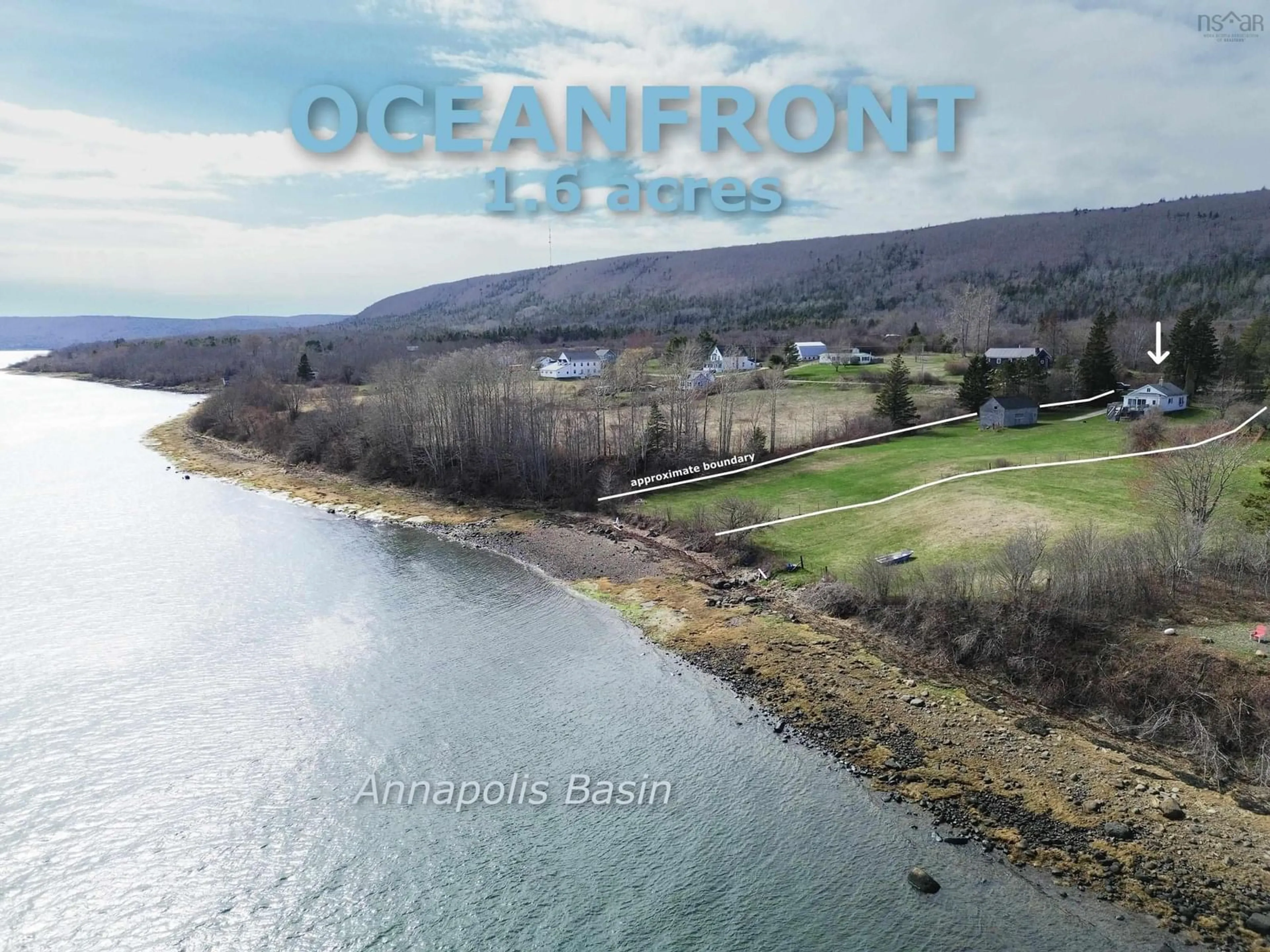 A pic from outside/outdoor area/front of a property/back of a property/a pic from drone, water/lake/river/ocean view for 1692 Granville Rd, Port Wade Nova Scotia B0S 1A0