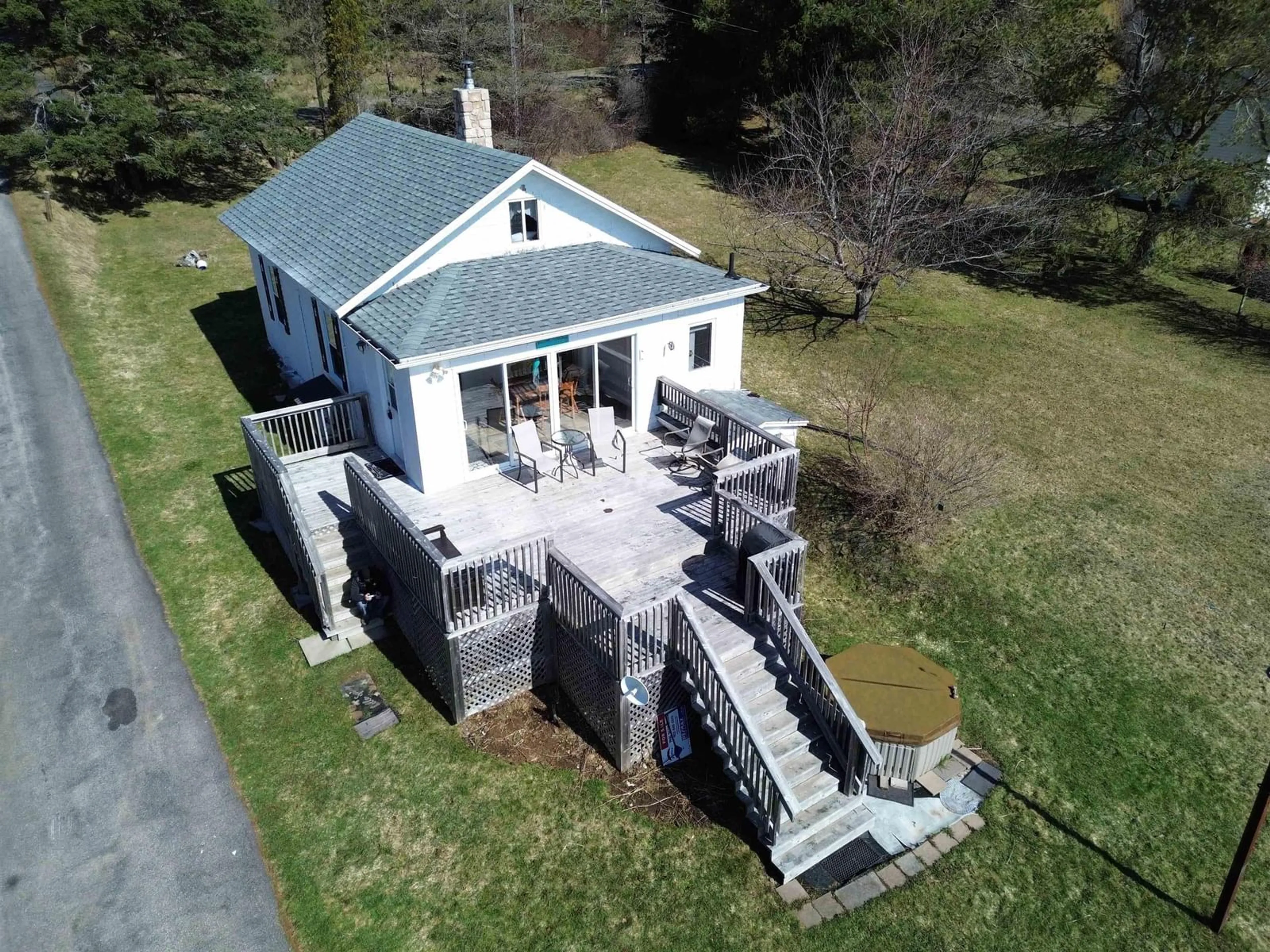 A pic from outside/outdoor area/front of a property/back of a property/a pic from drone, building for 1692 Granville Rd, Port Wade Nova Scotia B0S 1A0