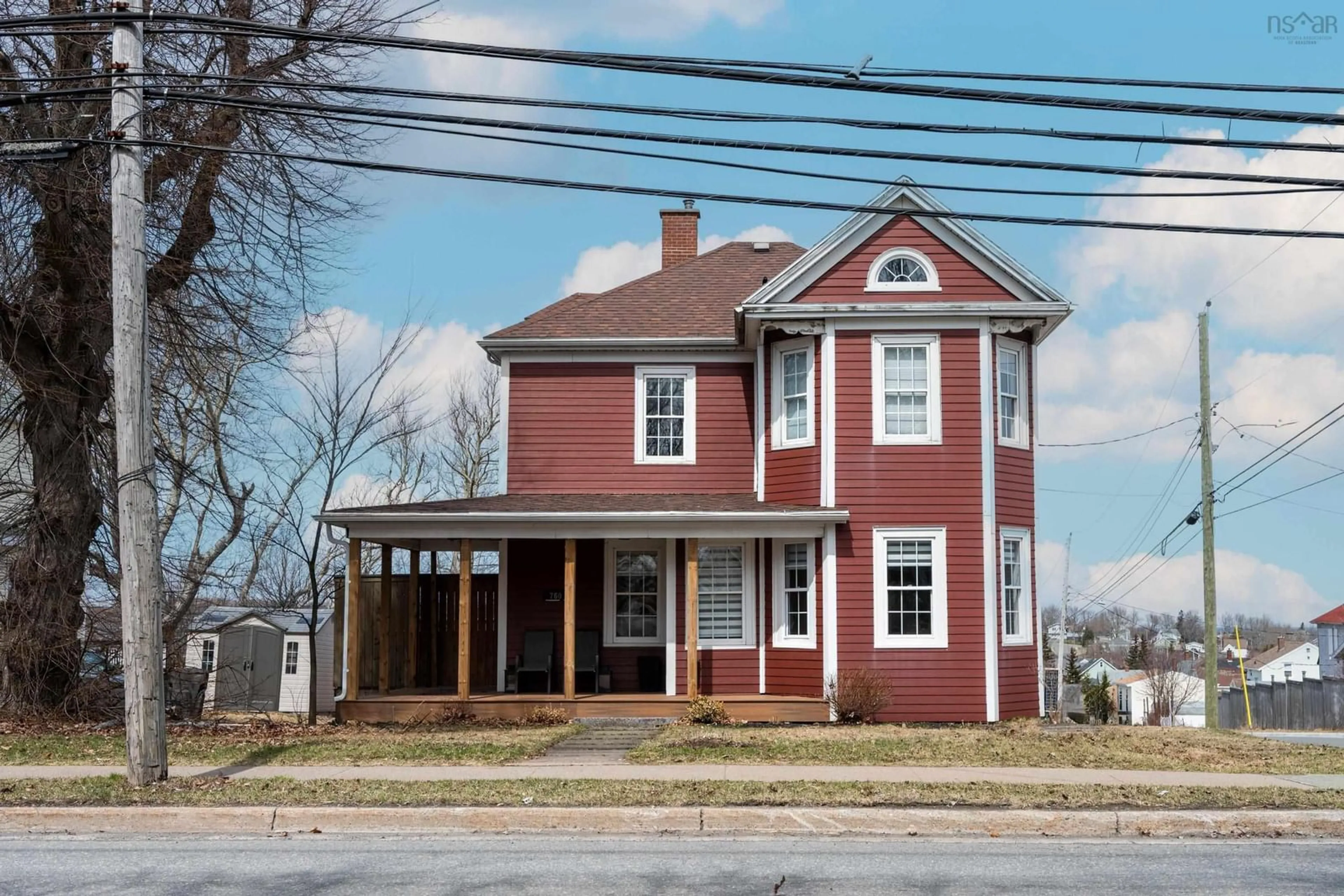 Home with brick exterior material, street for 760 Main St, Glace Bay Nova Scotia B1A 4Y9