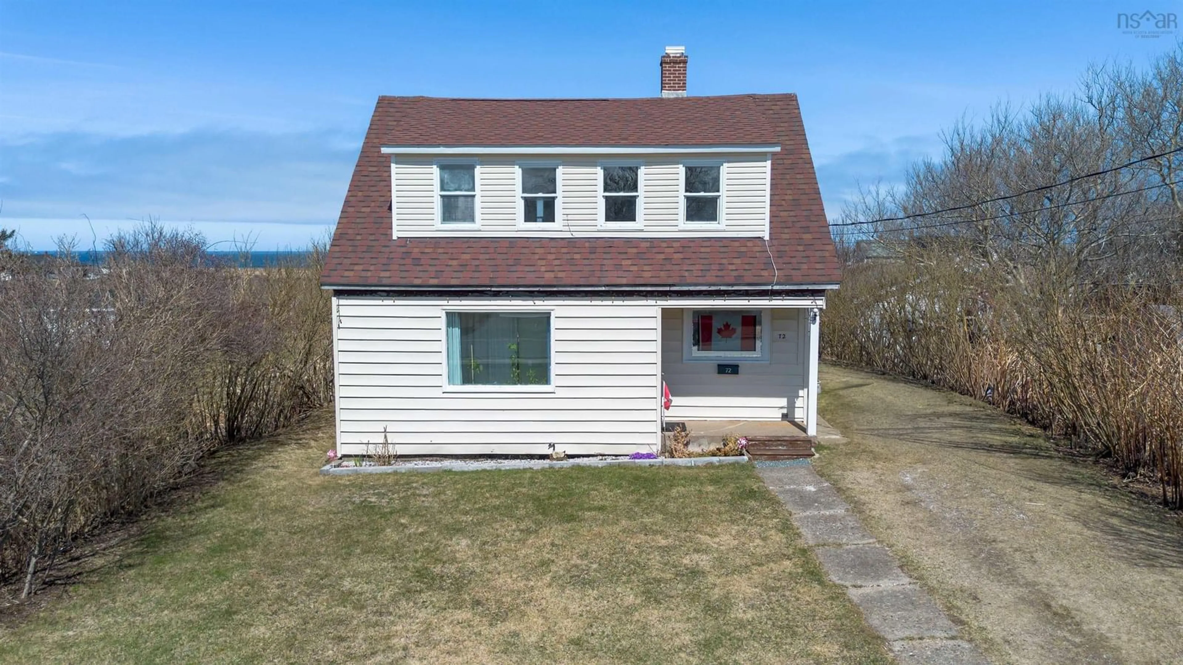 A pic from outside/outdoor area/front of a property/back of a property/a pic from drone, unknown for 72 Connaught Avenue Ave, Glace Bay Nova Scotia B1A 5S2