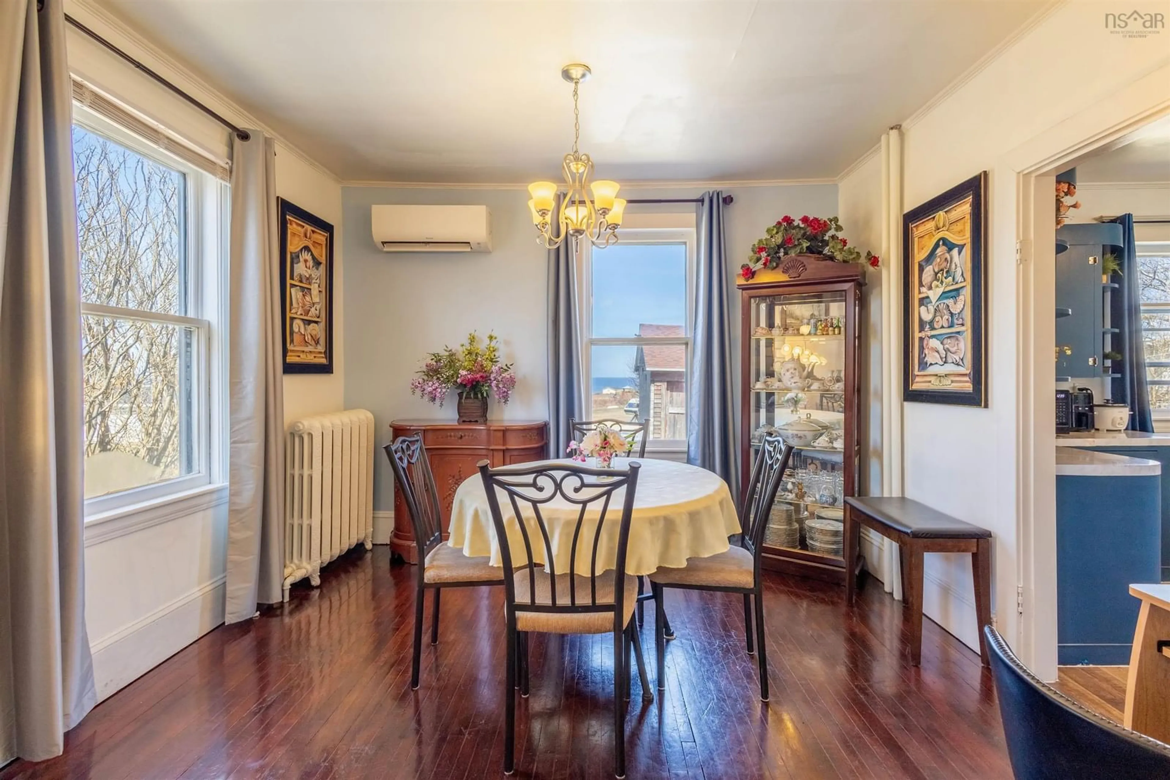 Dining room, wood/laminate floor for 72 Connaught Avenue Ave, Glace Bay Nova Scotia B1A 5S2