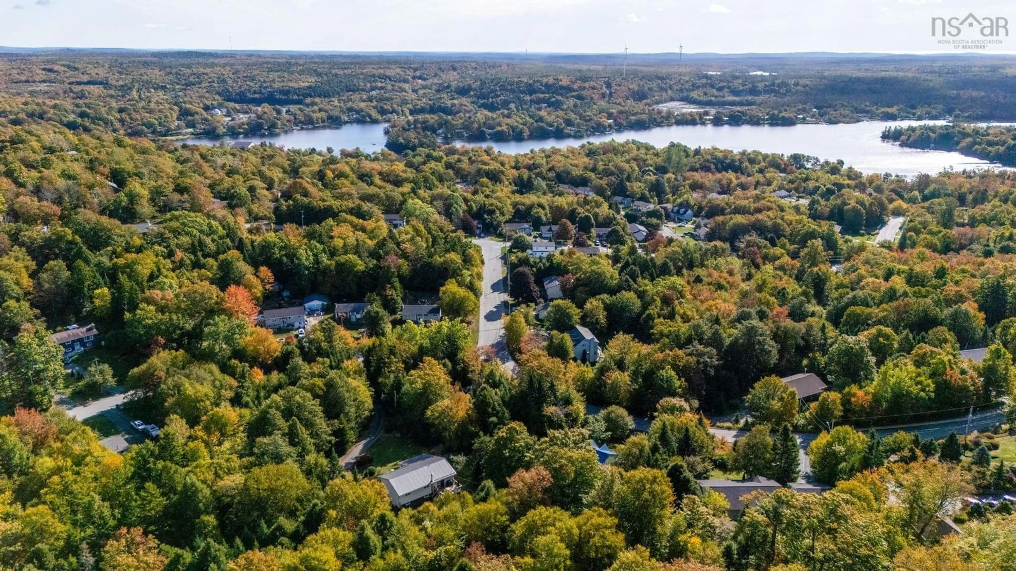 A pic from outside/outdoor area/front of a property/back of a property/a pic from drone, water/lake/river/ocean view for 65 Marie Ave, Lake Echo Nova Scotia B3E 1A9