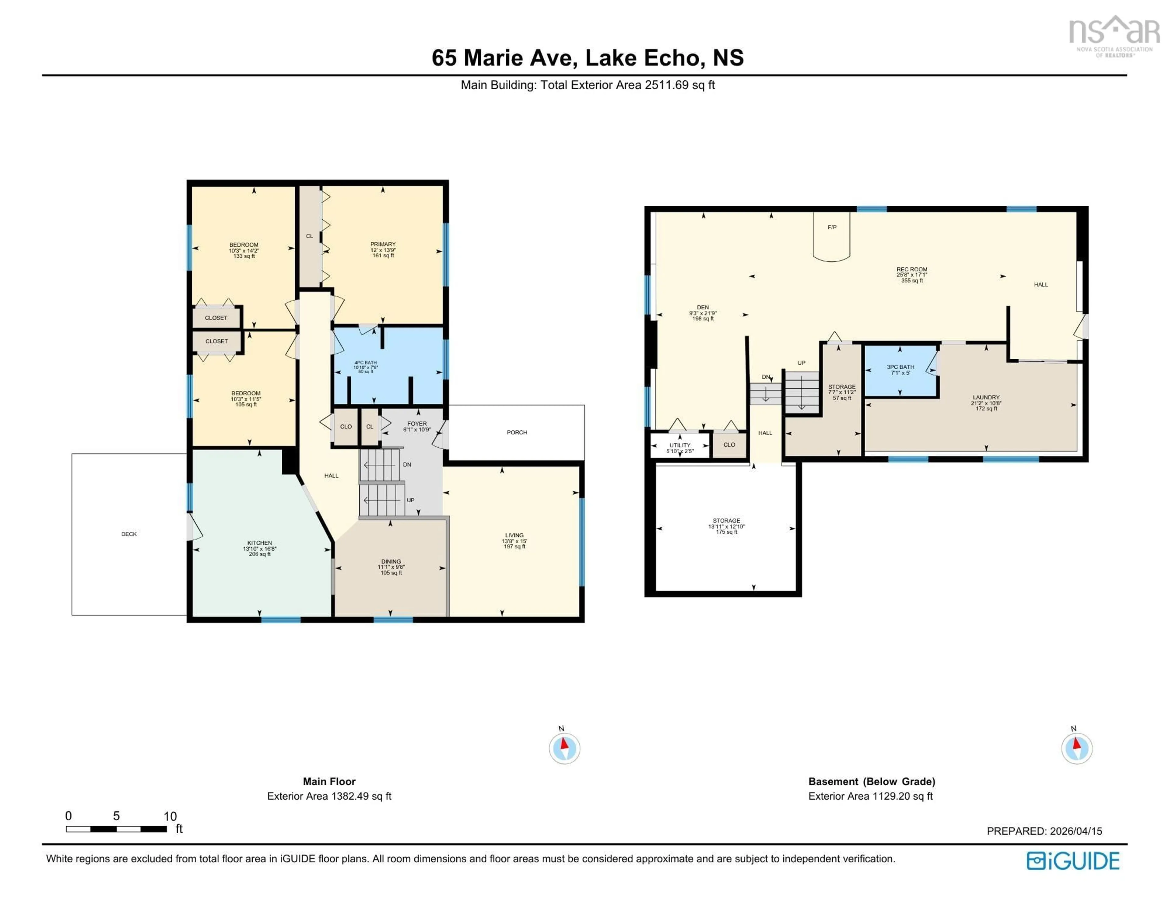 Floor plan for 65 Marie Ave, Lake Echo Nova Scotia B3E 1A9