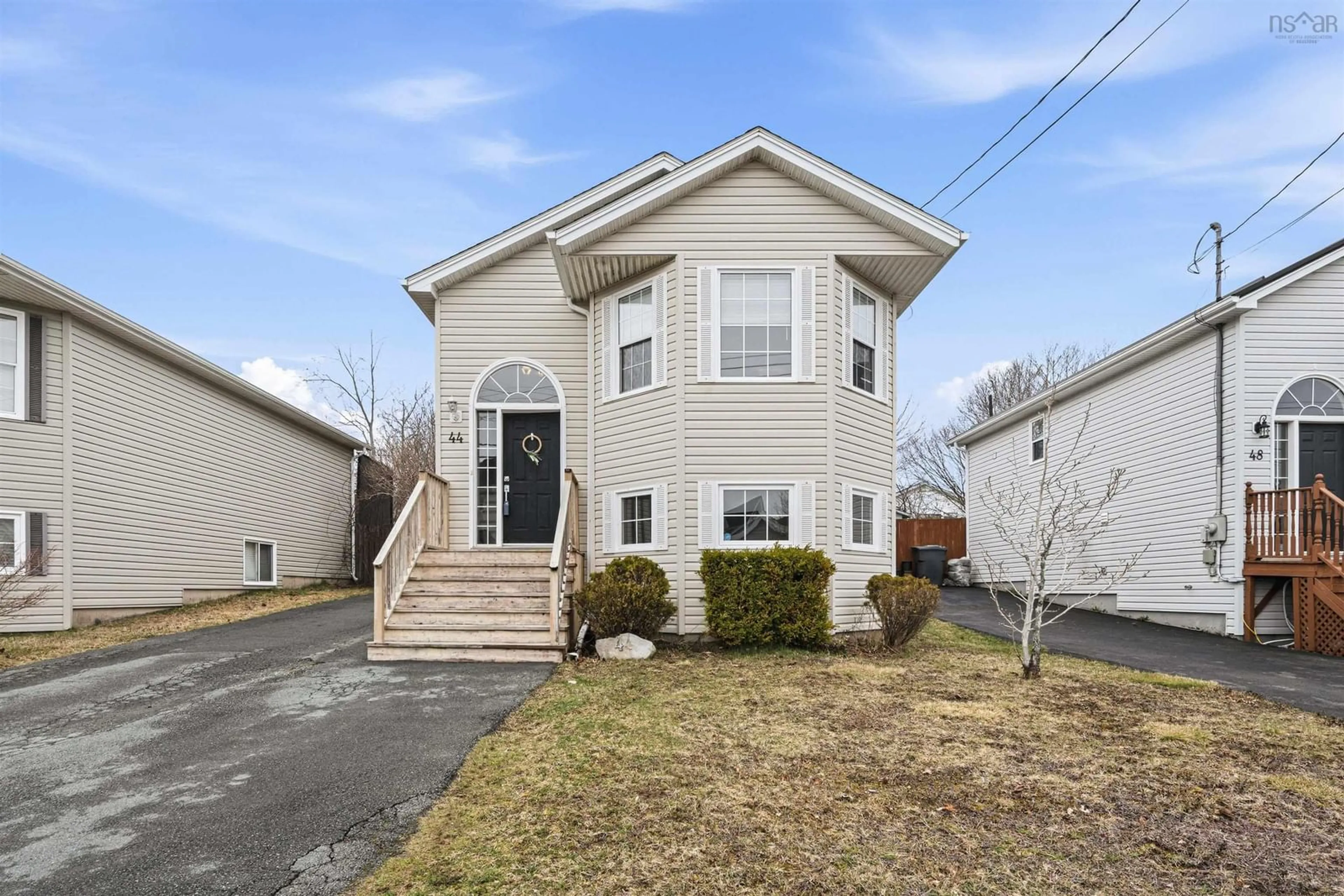 Home with vinyl exterior material, street for 44 Vicky Cres, Eastern Passage Nova Scotia B3G 1T4