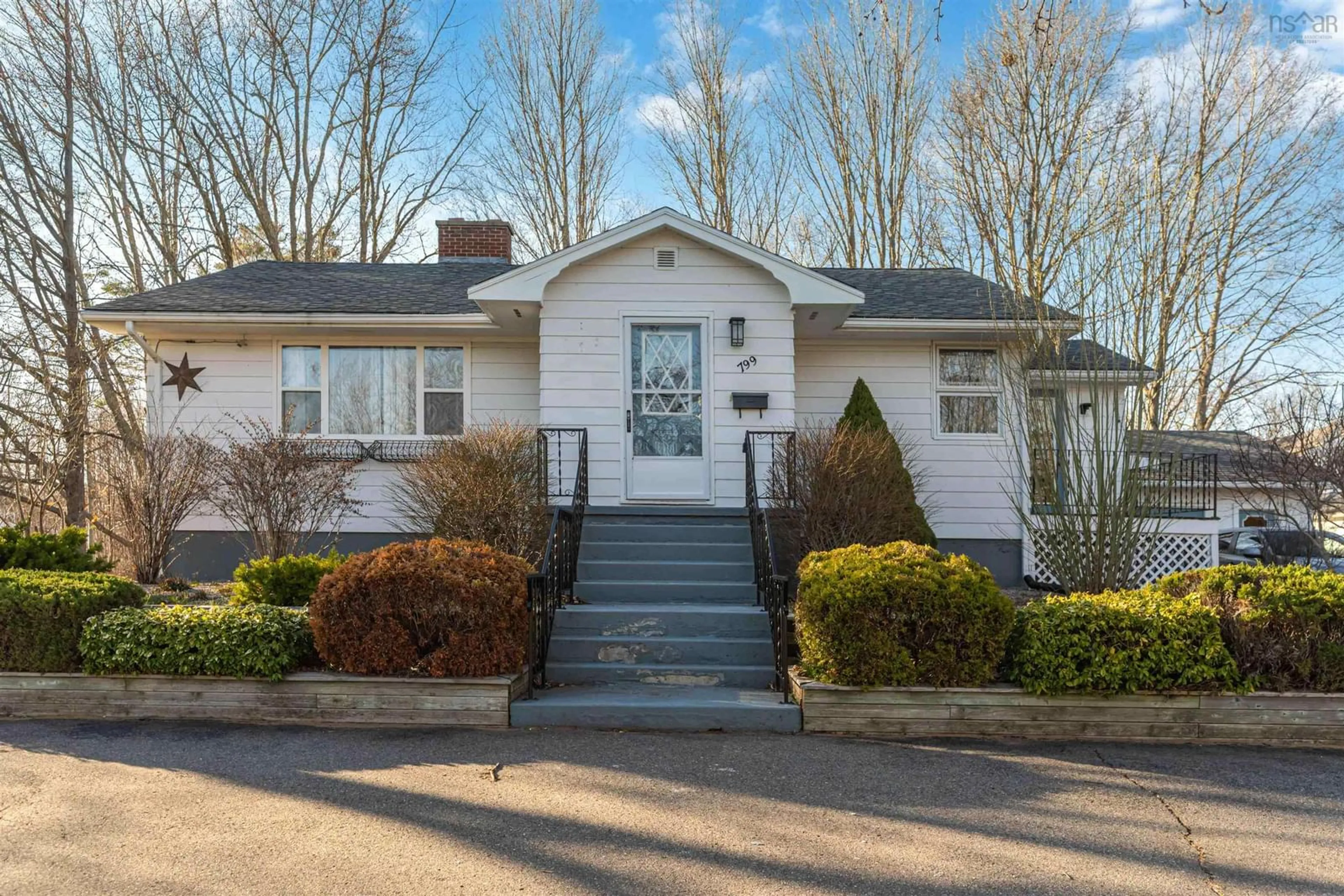 Home with vinyl exterior material, street for 799 Main St, Kingston Nova Scotia B0P 1R0