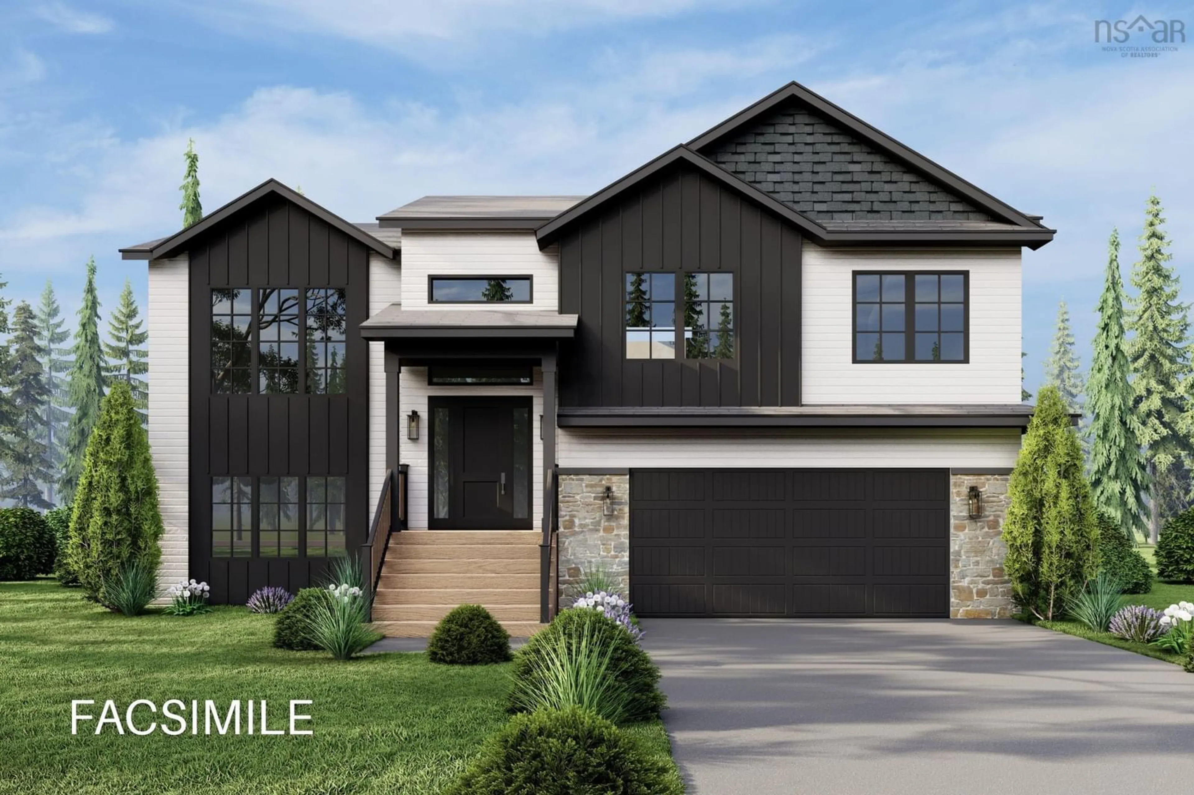 Home with brick exterior material, street for 154 Orchid Crt #Lot 5132, Middle Sackville Nova Scotia B4E 0X1