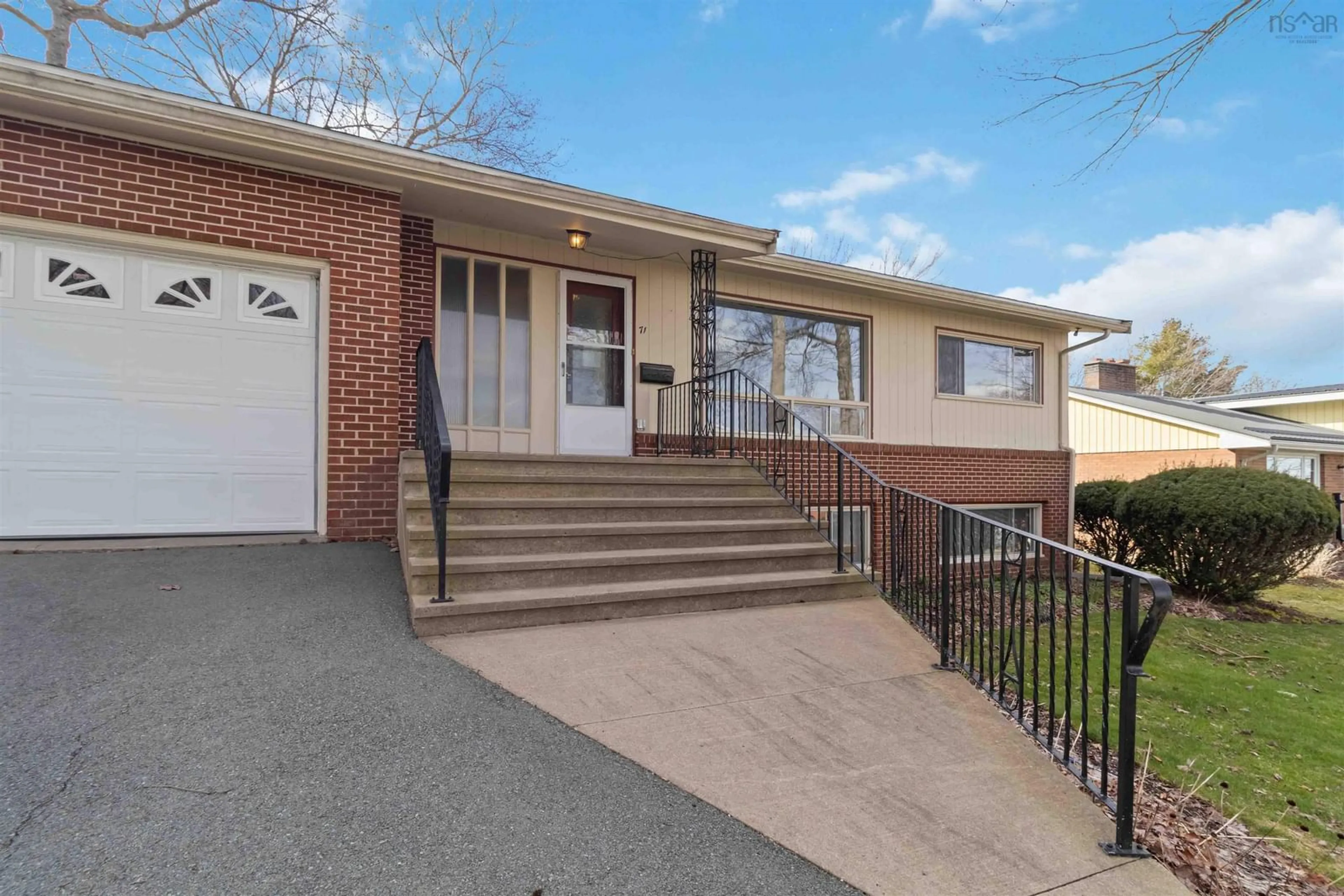 Home with brick exterior material, street for 71 Woodward Cres, Halifax Nova Scotia B3M 1J6
