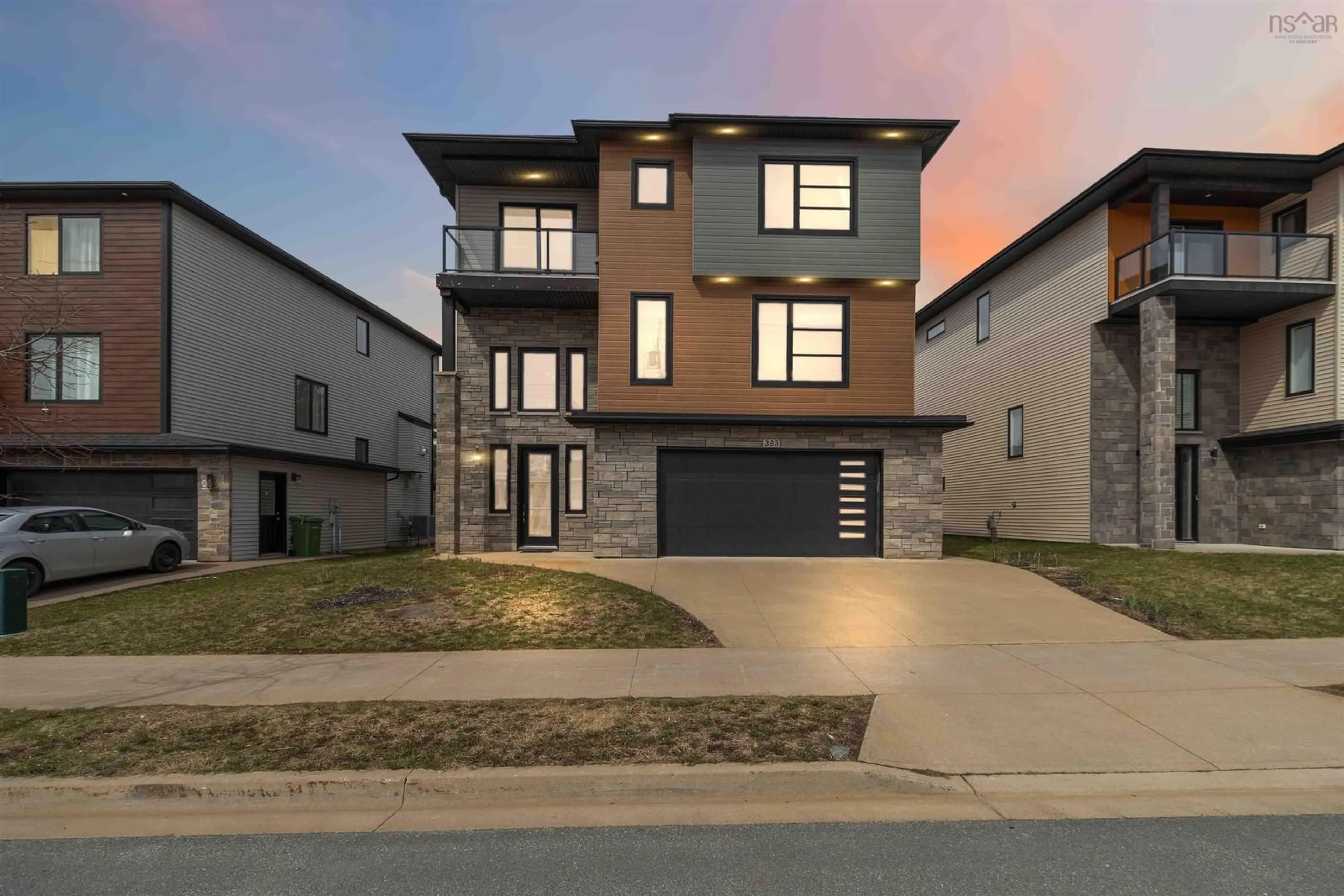 Home with brick exterior material, street for 385 Starboard Dr, Halifax Nova Scotia B3M 4W5