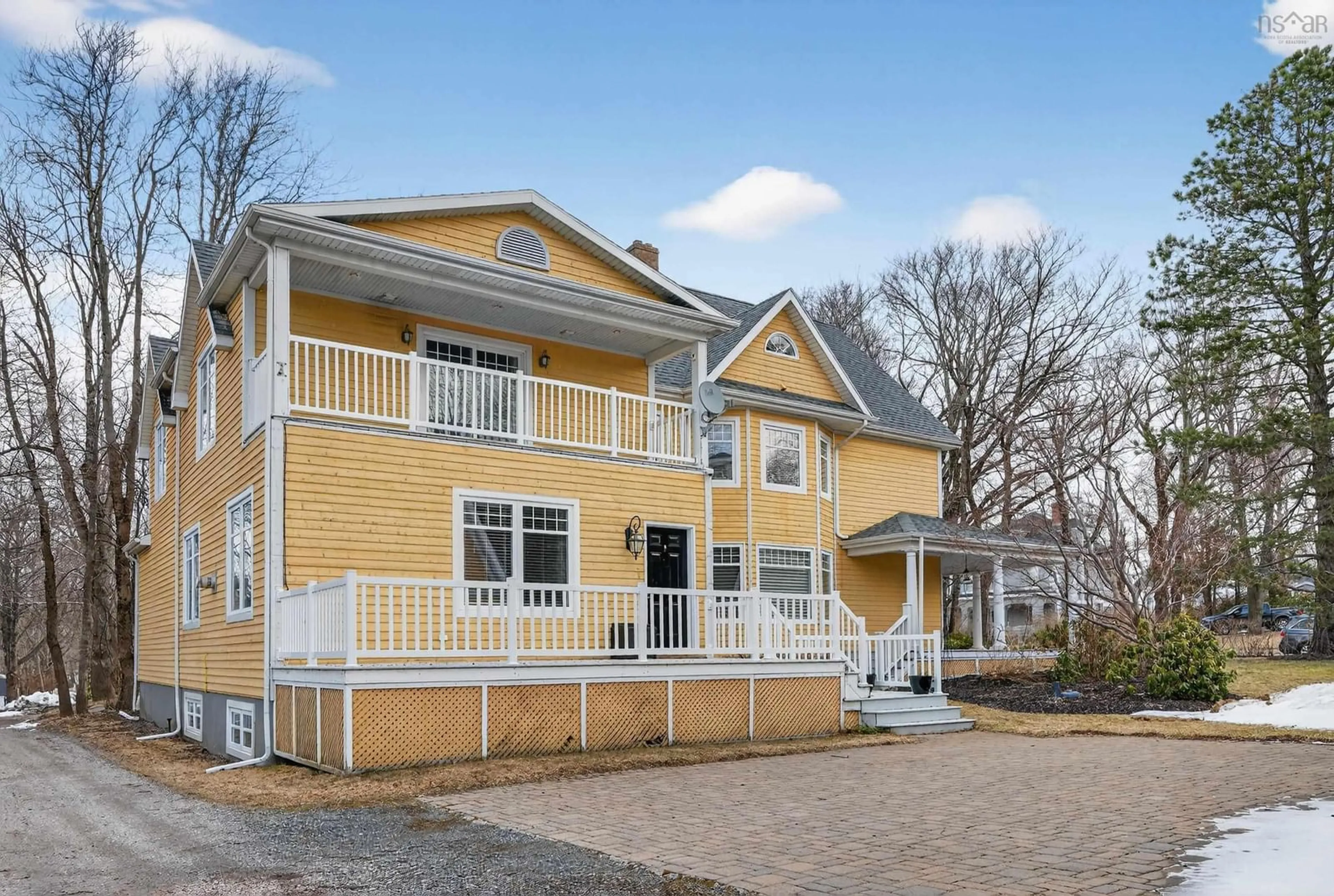 Home with vinyl exterior material, street for 15 Whitney Ave, Sydney Nova Scotia B1P 4Z6