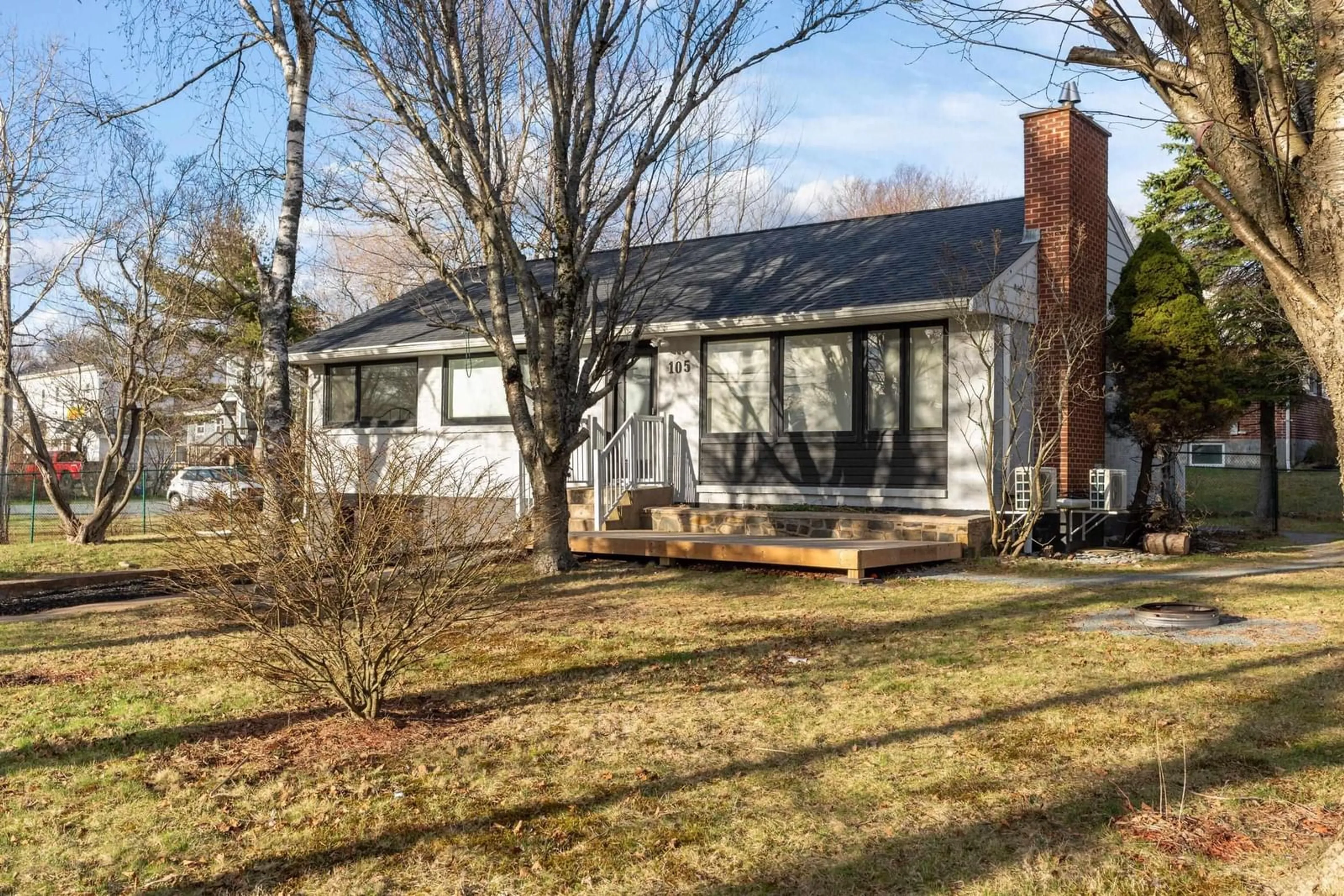 Home with vinyl exterior material, street for 105 Woodlawn Rd, Dartmouth Nova Scotia B2W 2S6