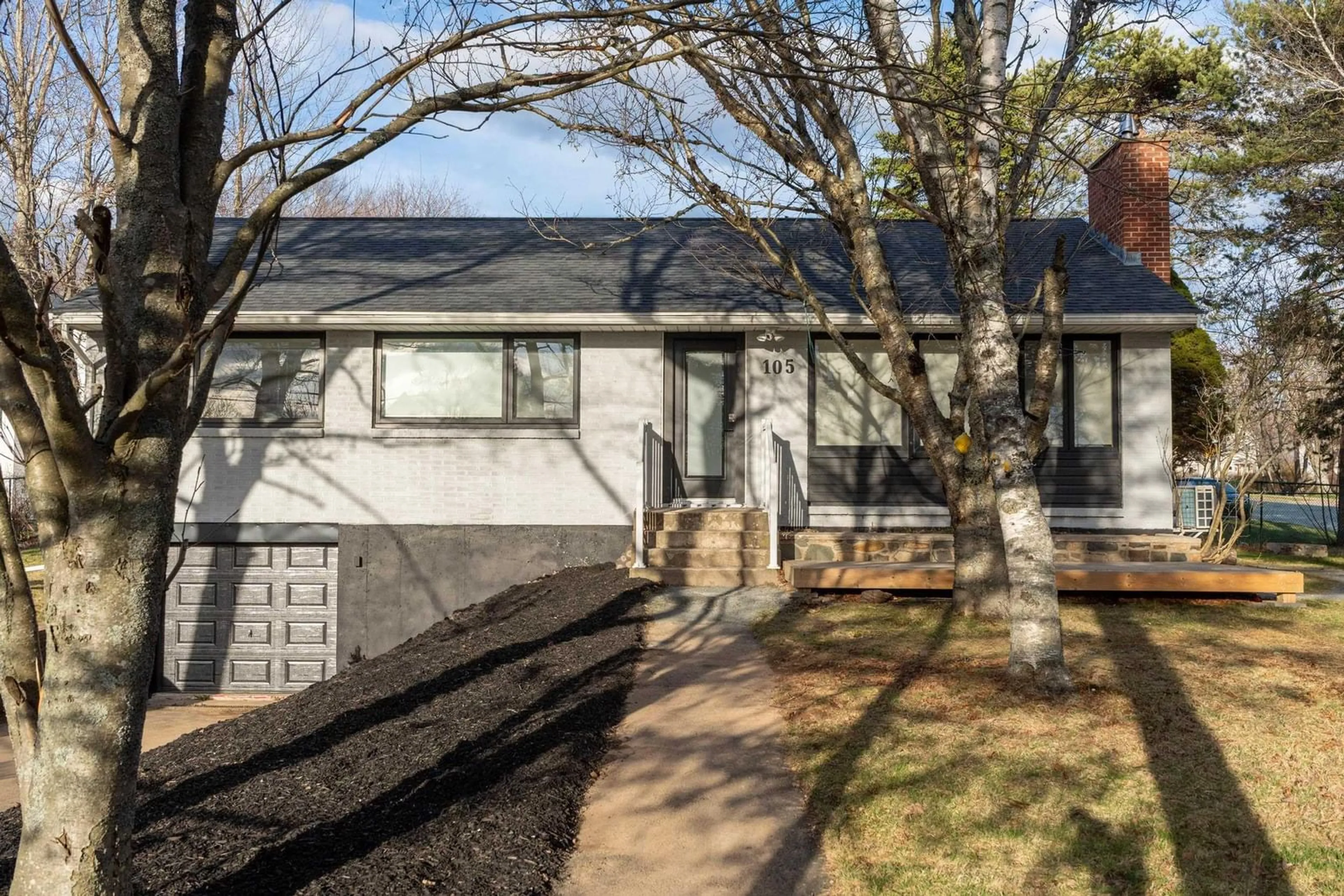 Home with vinyl exterior material, street for 105 Woodlawn Rd, Dartmouth Nova Scotia B2W 2S6