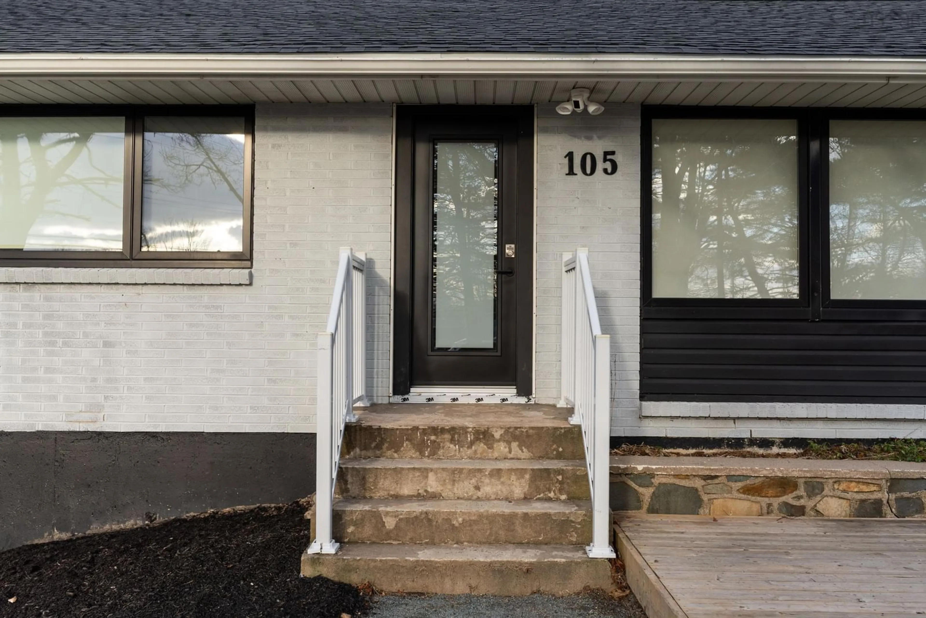 Home with vinyl exterior material, street for 105 Woodlawn Rd, Dartmouth Nova Scotia B2W 2S6