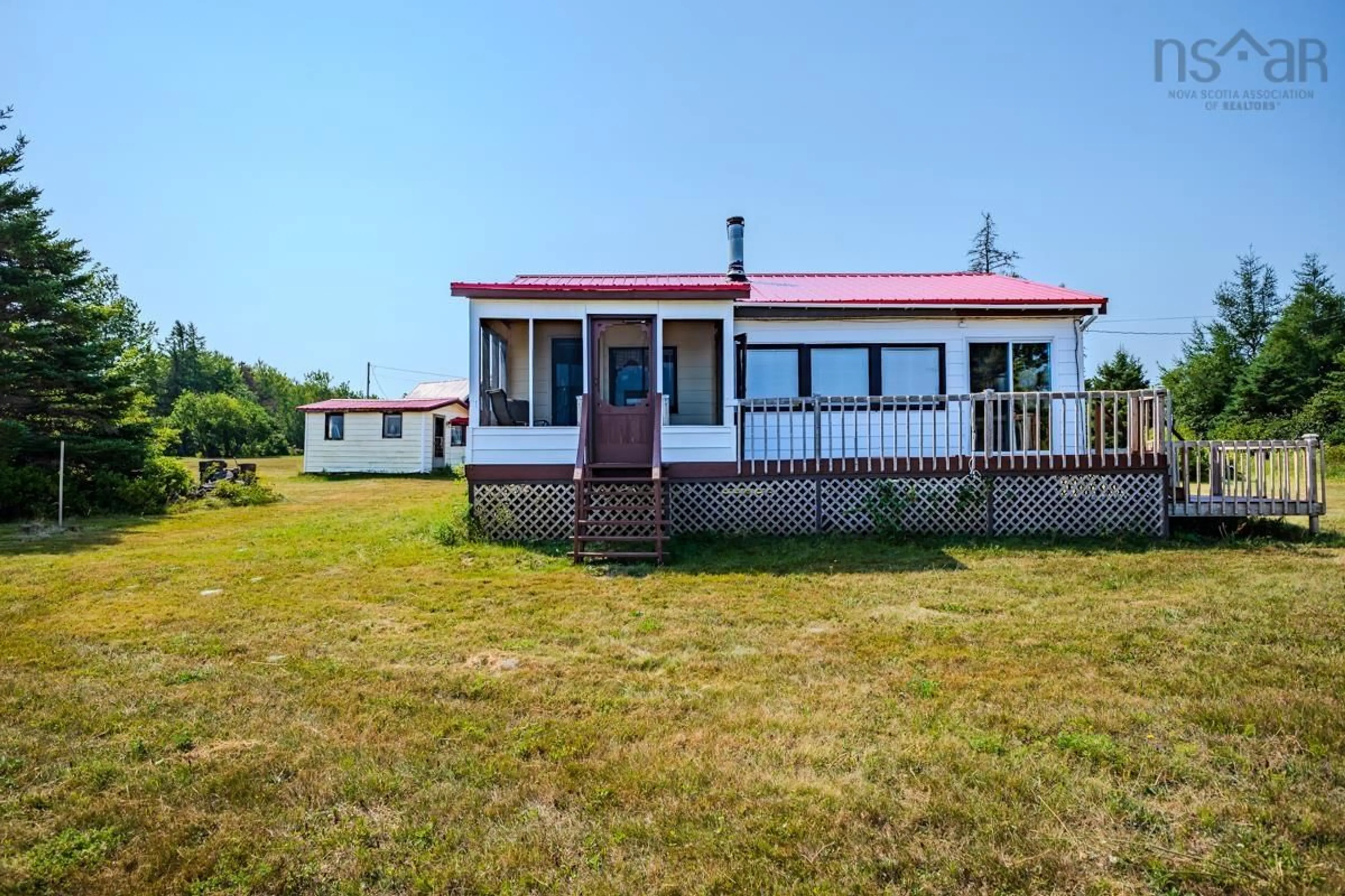 A pic from outside/outdoor area/front of a property/back of a property/a pic from drone, building for 102 Island View Subdivision Dr, Malagash Nova Scotia B0K 1E0