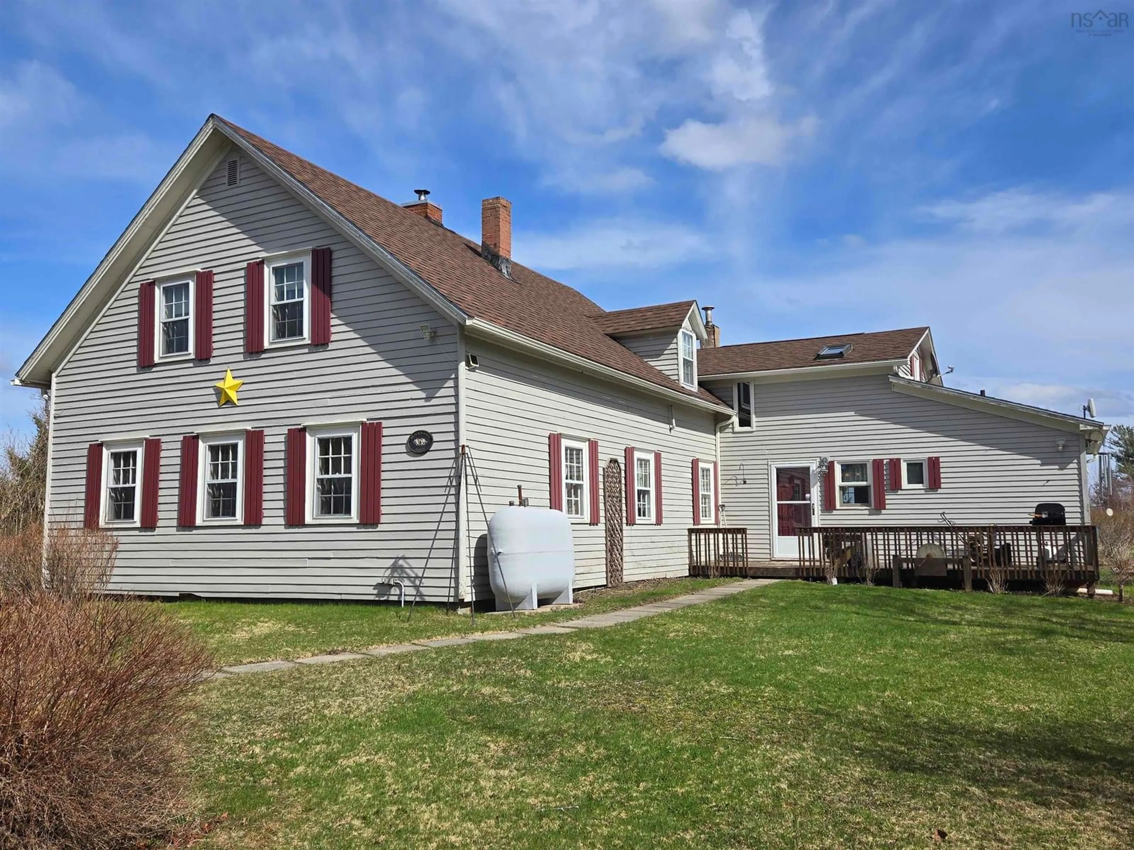 A pic from outside/outdoor area/front of a property/back of a property/a pic from drone, street for 1536 Conquerall Rd, Conquerall Bank Nova Scotia B4V 0J9