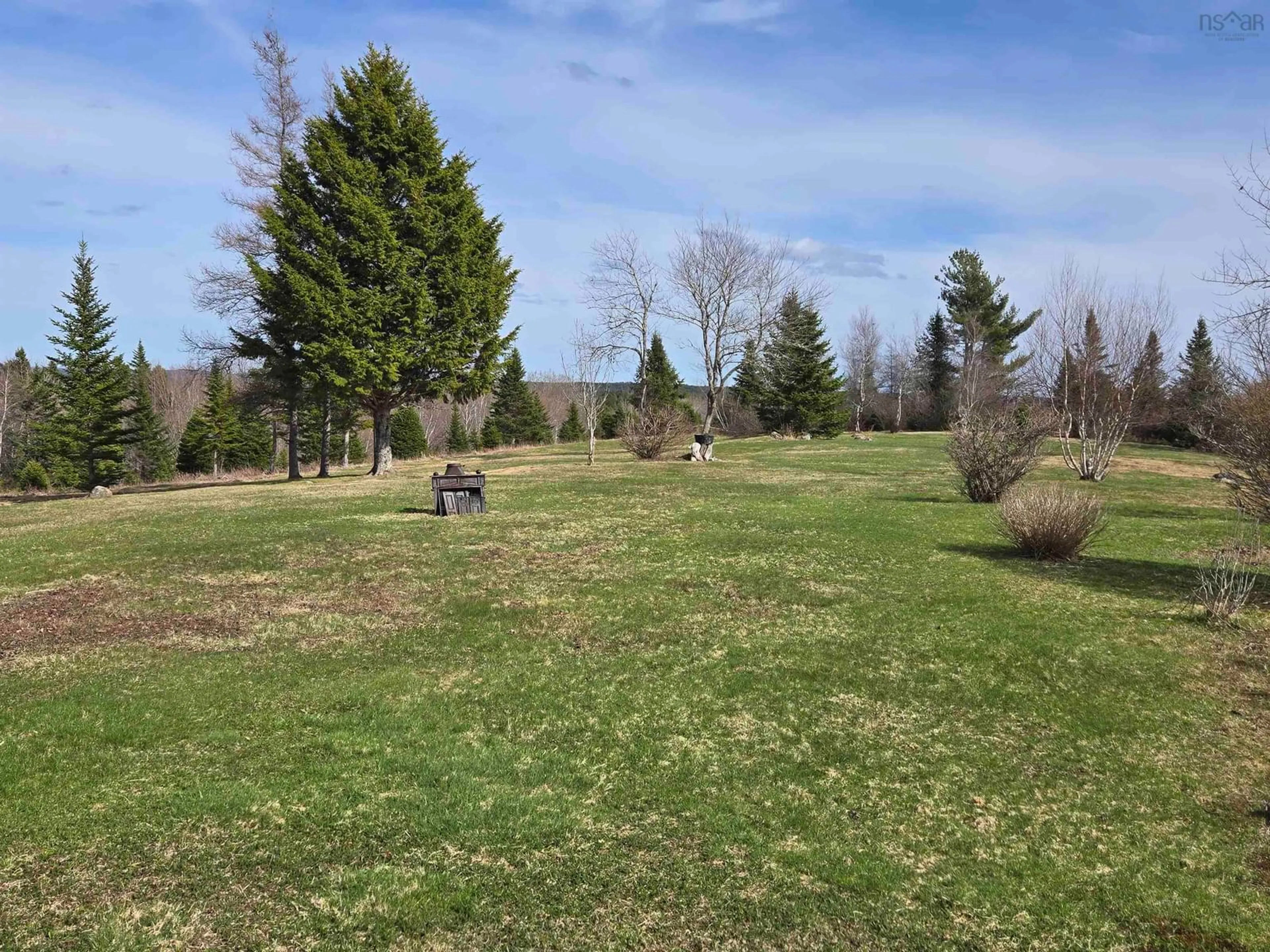 A pic from outside/outdoor area/front of a property/back of a property/a pic from drone, forest/trees view for 1536 Conquerall Rd, Conquerall Bank Nova Scotia B4V 0J9