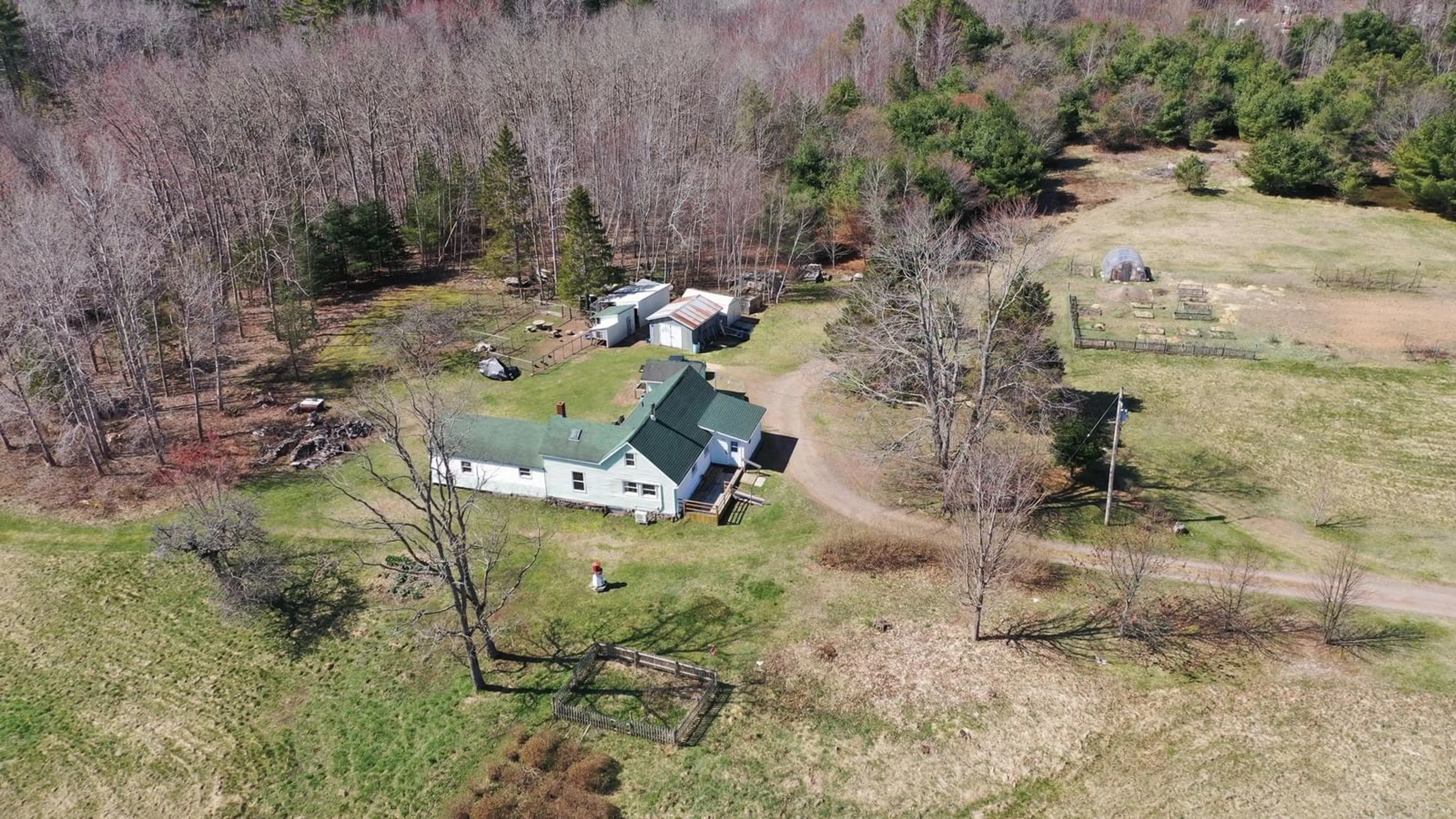 A pic from outside/outdoor area/front of a property/back of a property/a pic from drone, unknown for 2217 Old Mill Rd, South Farmington Nova Scotia B0P 1W0