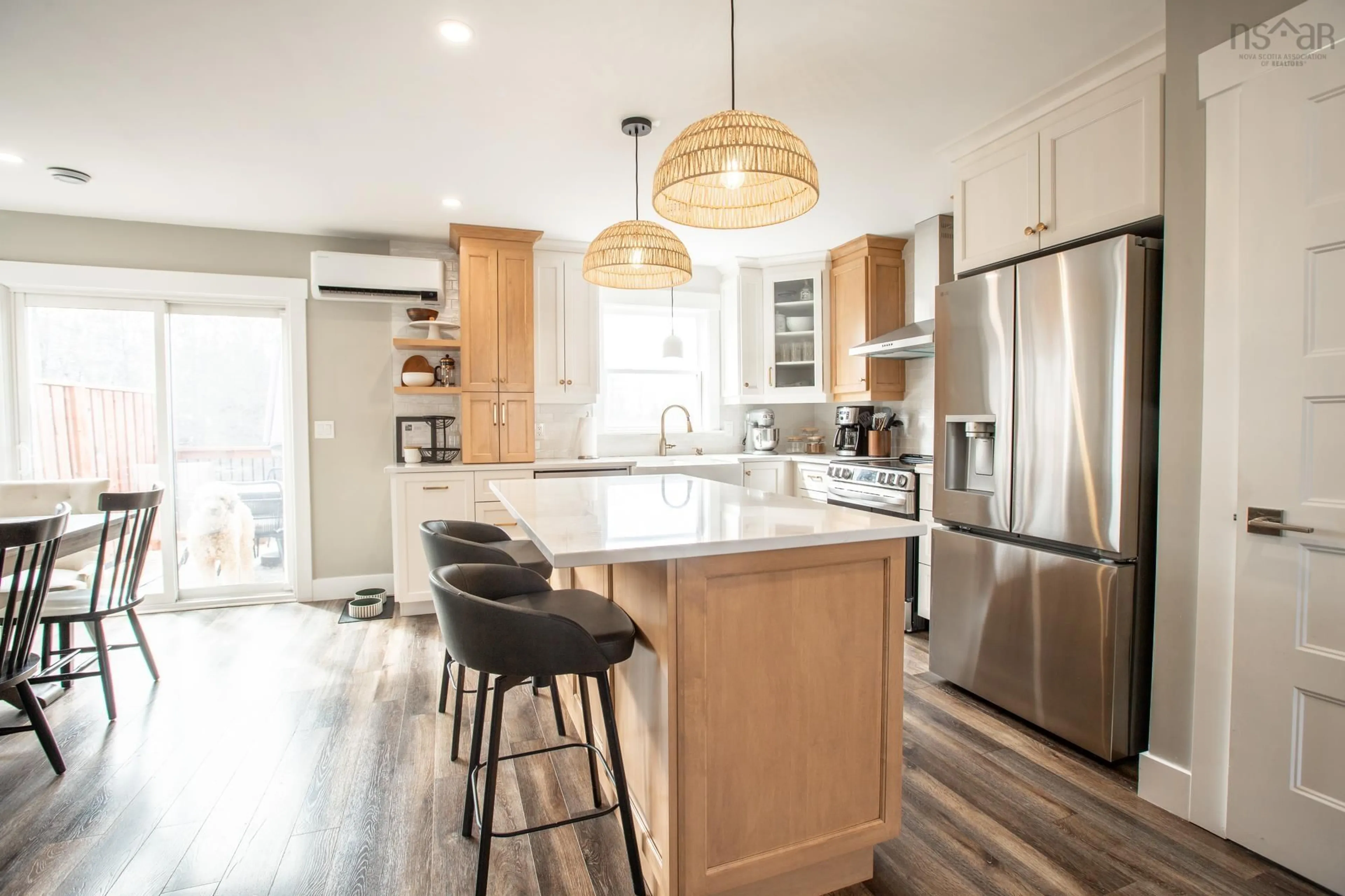 Open concept kitchen, wood/laminate floor for Wilson Rd #4, Enfield Nova Scotia B2T 1J7